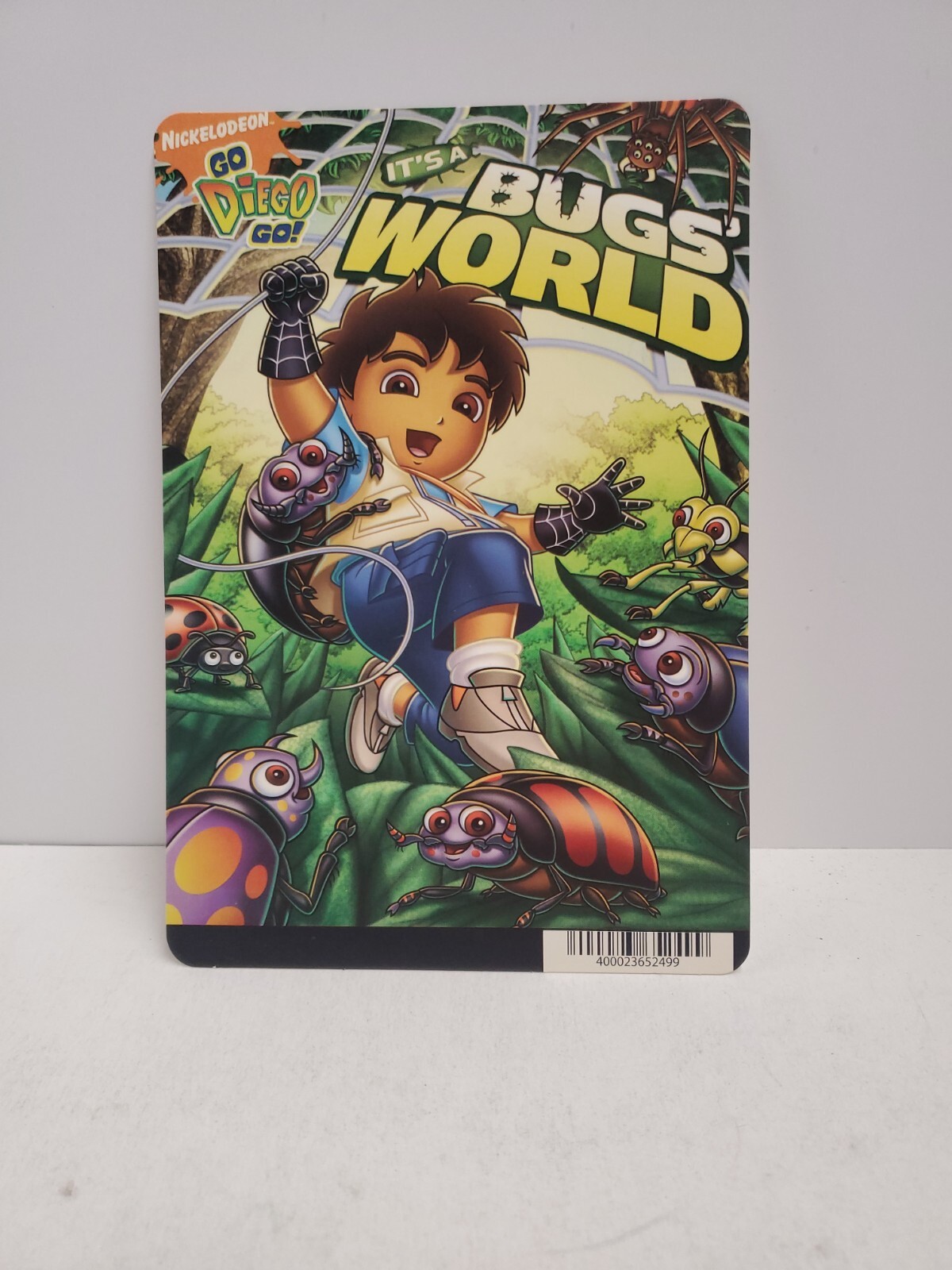 Go Diego Go It’s A Bugs World BLOCKBUSTER DVD BACKER CARD ONLY 5.5″X8″