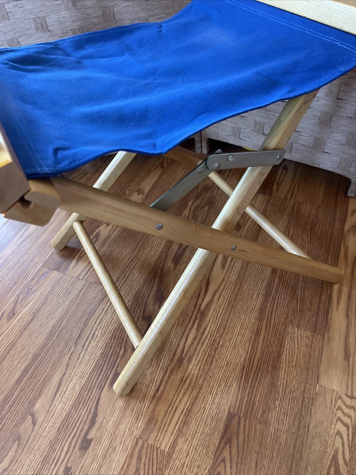 Classic Rare 1990s REEBOK Purple Folding Vintage Telescope Directors Chair