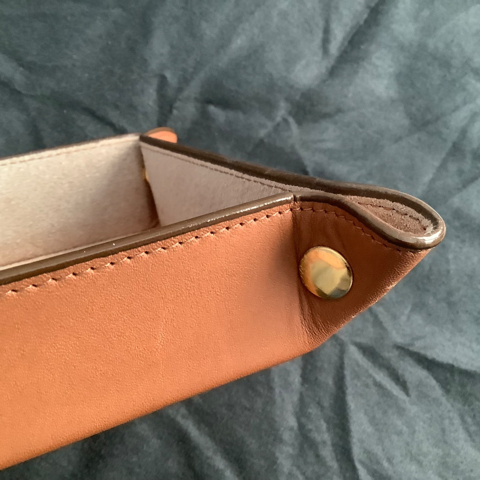 Vintage Radio Shack Advertiser Valet Tray, Travel Key/Coin Holder