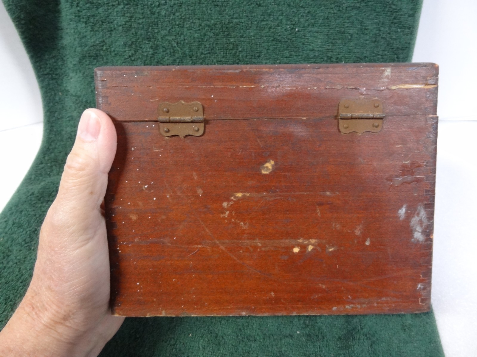 Antique Vintage 1910’s Blue Ridge Glass Corp Salesman Sample Box Kingsport TN