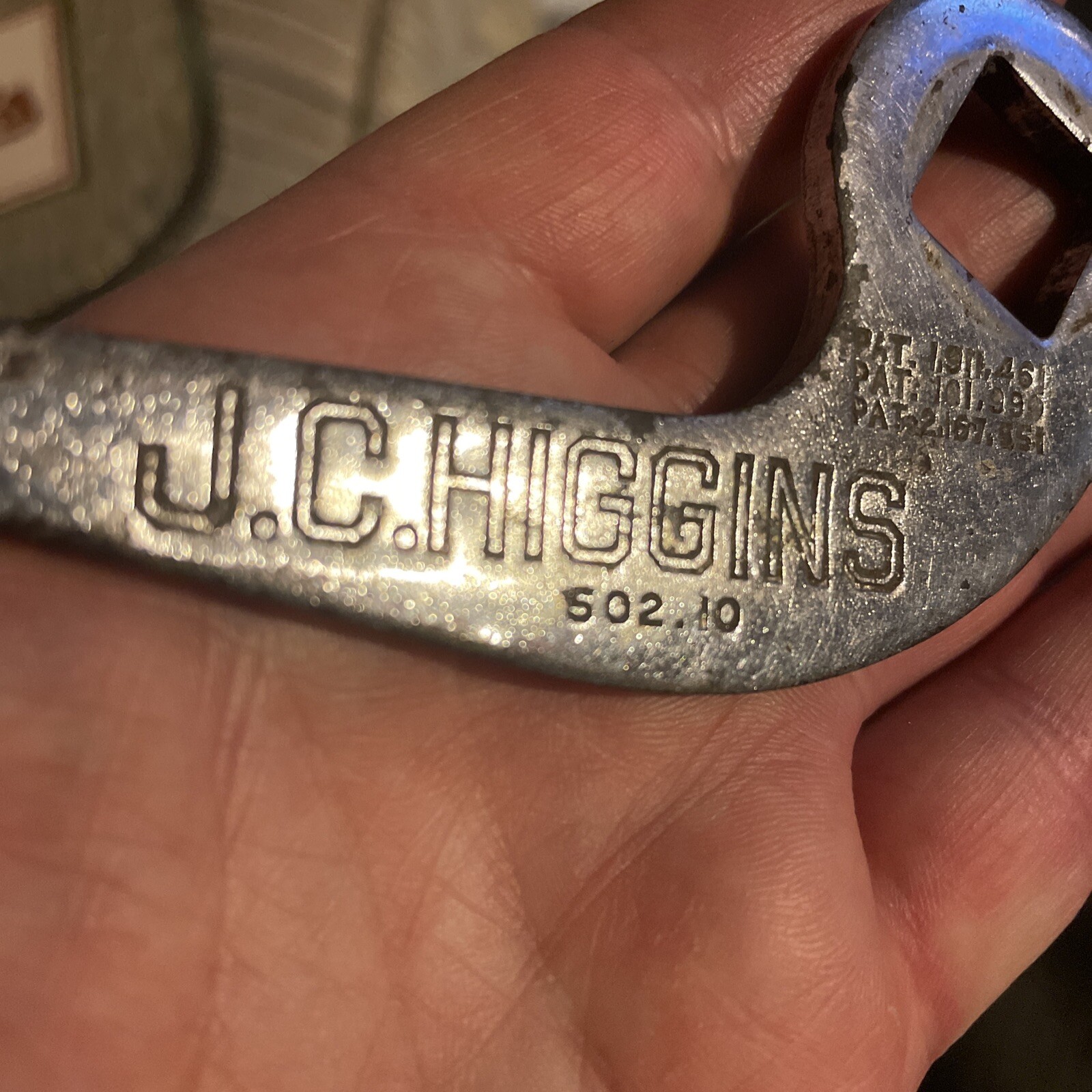 VTG J.C. Higgins Advertising Bike Brake Lever Socket Wrench Tool Bicycle