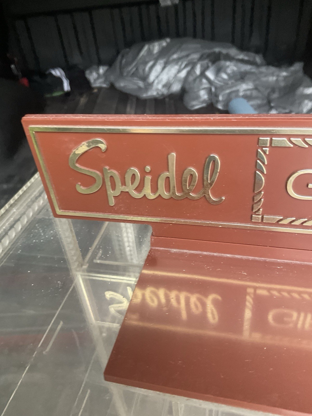 Speidel Watch Store Display Rotating Counter Top Advertising
