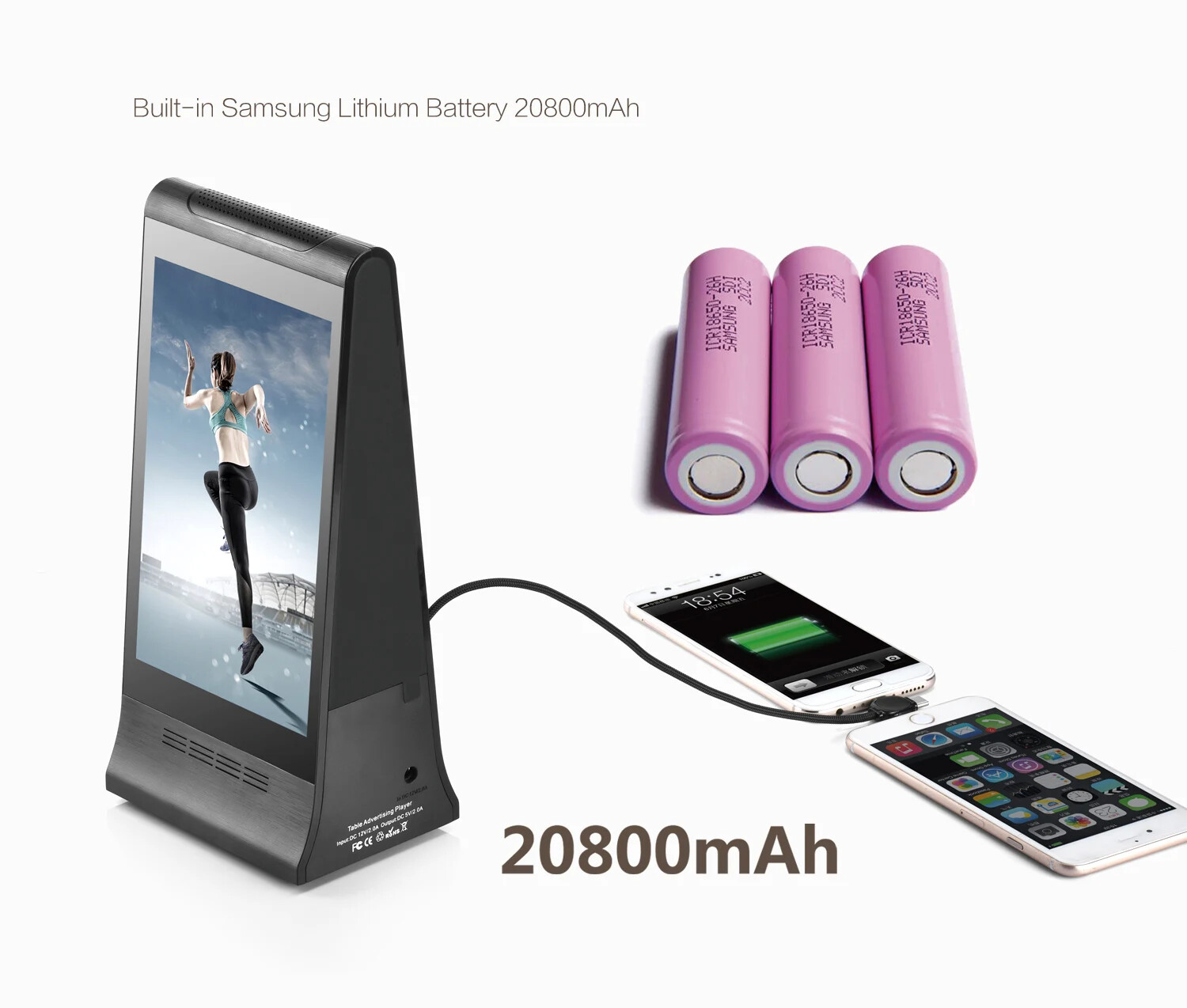 8 Inch Android Menu Display Advertising Player with Ordering and Calling System