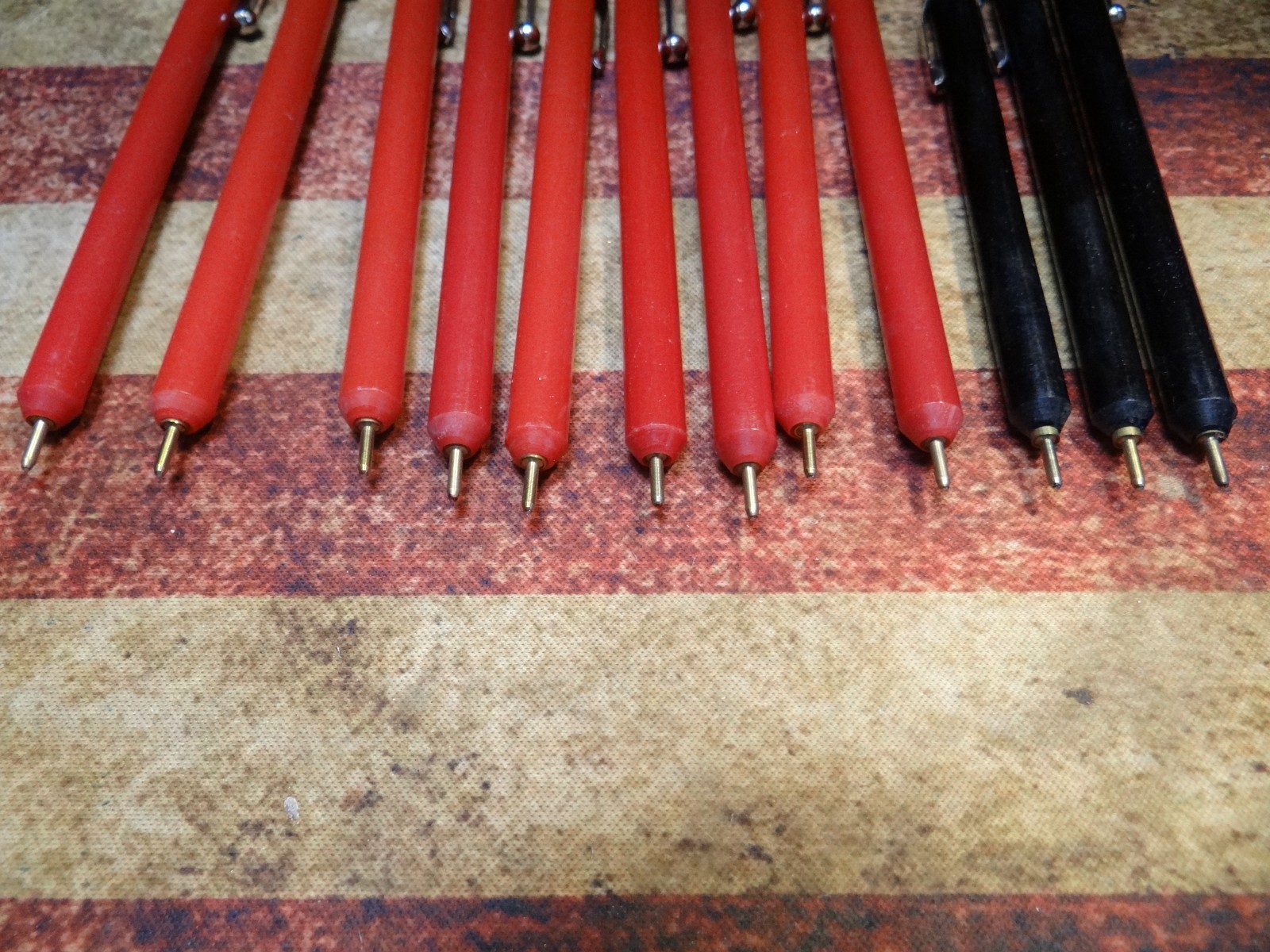 Vintage Lindy Pens Store Display with 12 Pens