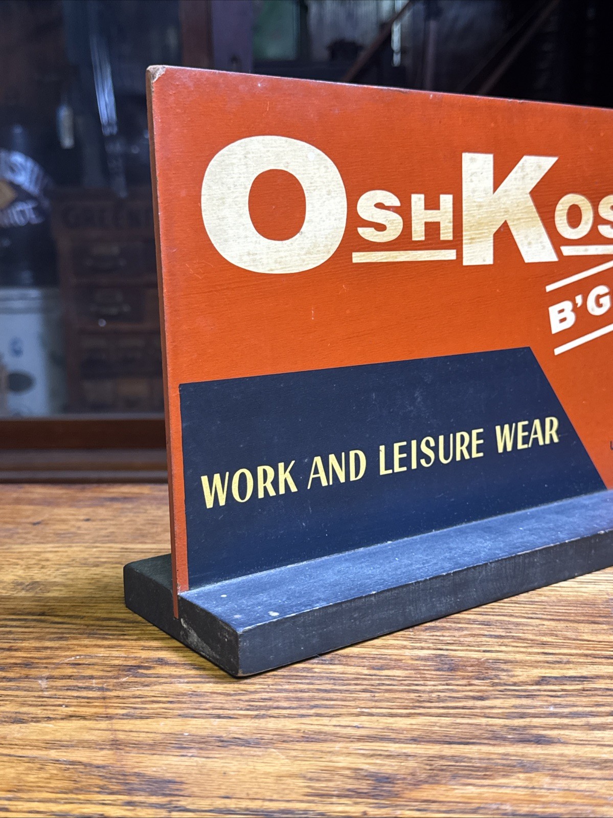 Oshkosh B’Gosh Work And Leisure Wear Union Made Store Display. ~Hard To Find~