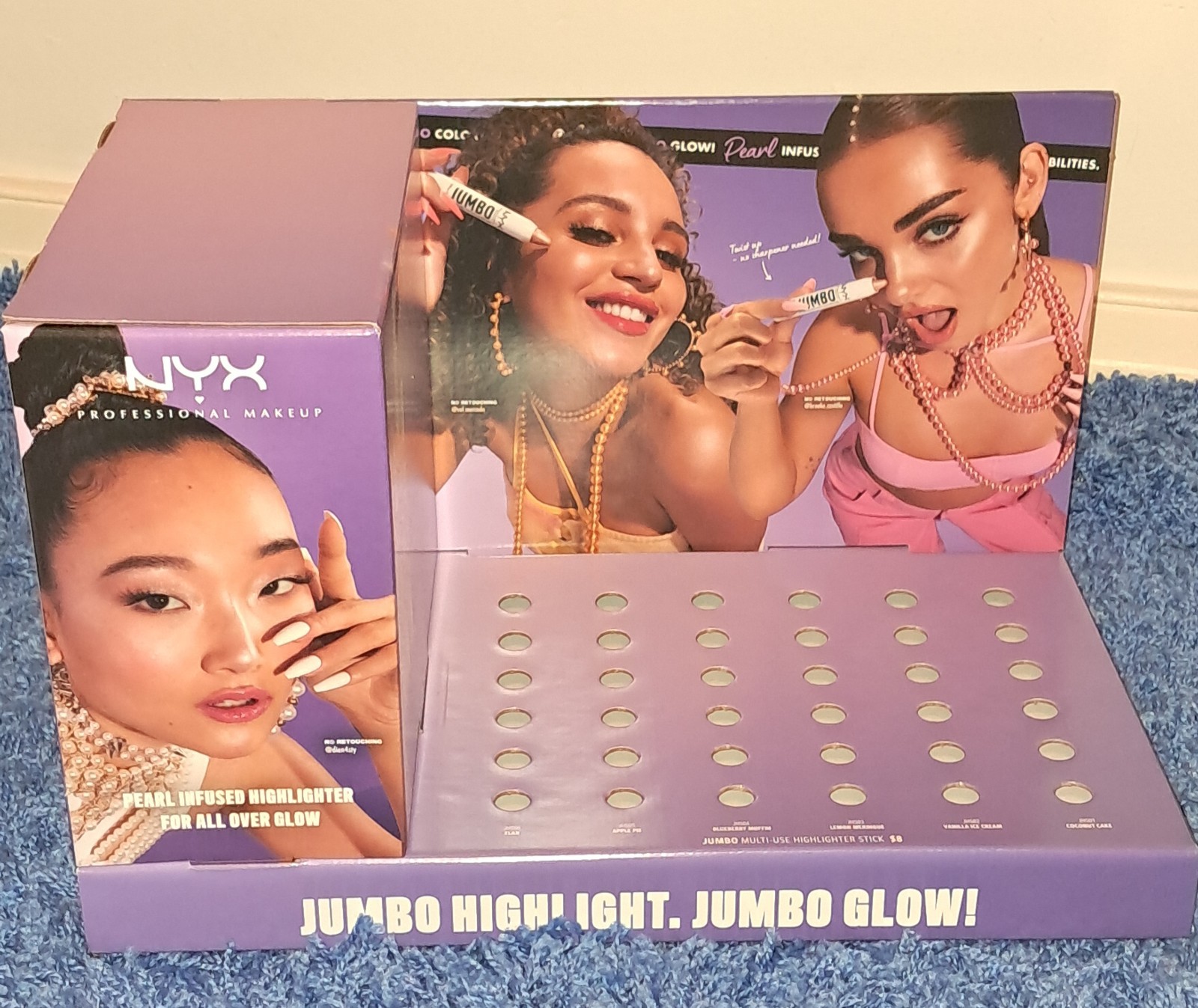 Nyx Makeup Ulta Beauty PROMO DISPLAY STORE RETAIL Highlighter Stick Gift Ideas