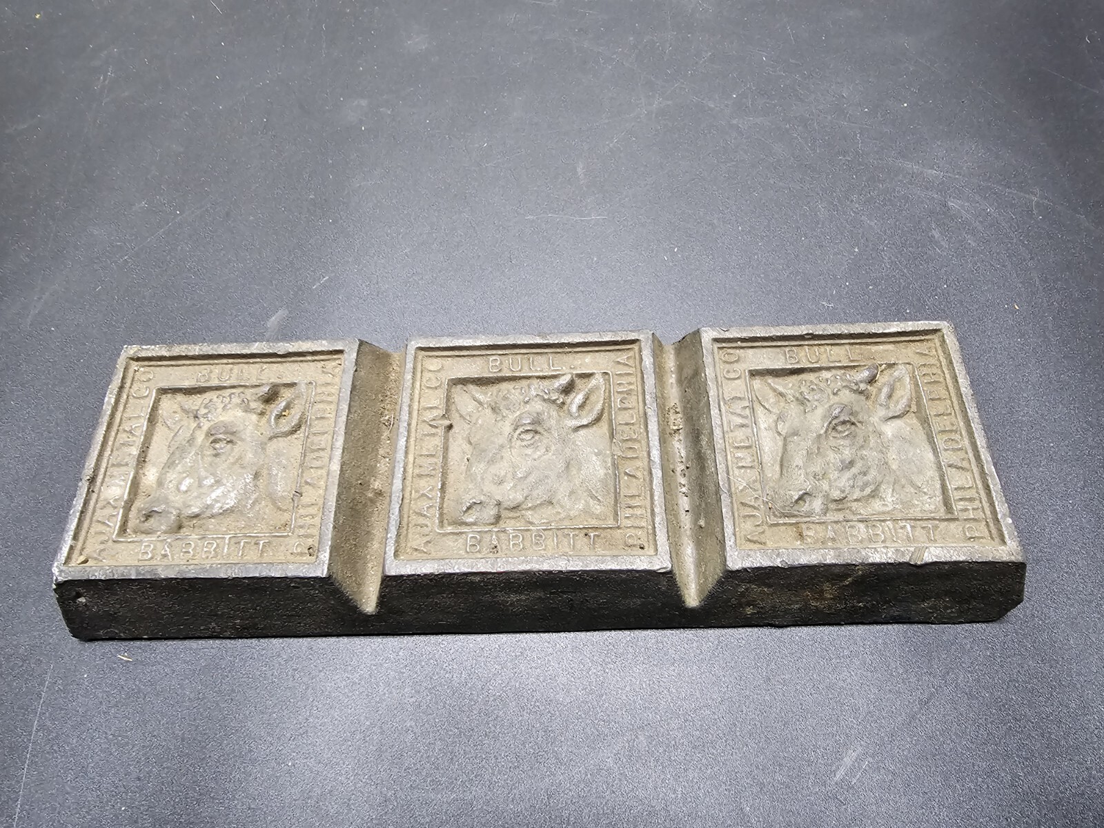 AJAX METAL Co BULL ALLOY PHILADELPHIA Old Advertising 11.435 lbs