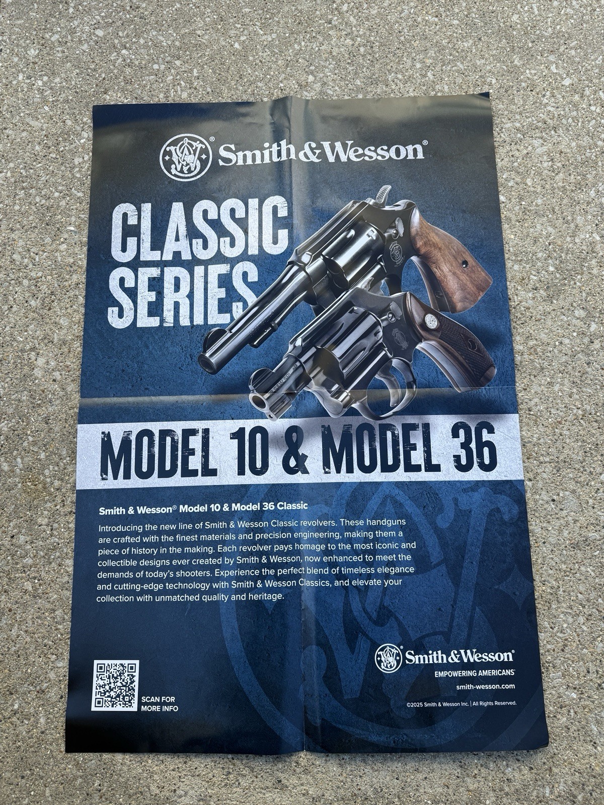Smith & Wesson S&W Dealer Promo Advertising Kit: 3 Posters Mouse Pad Counter Mat
