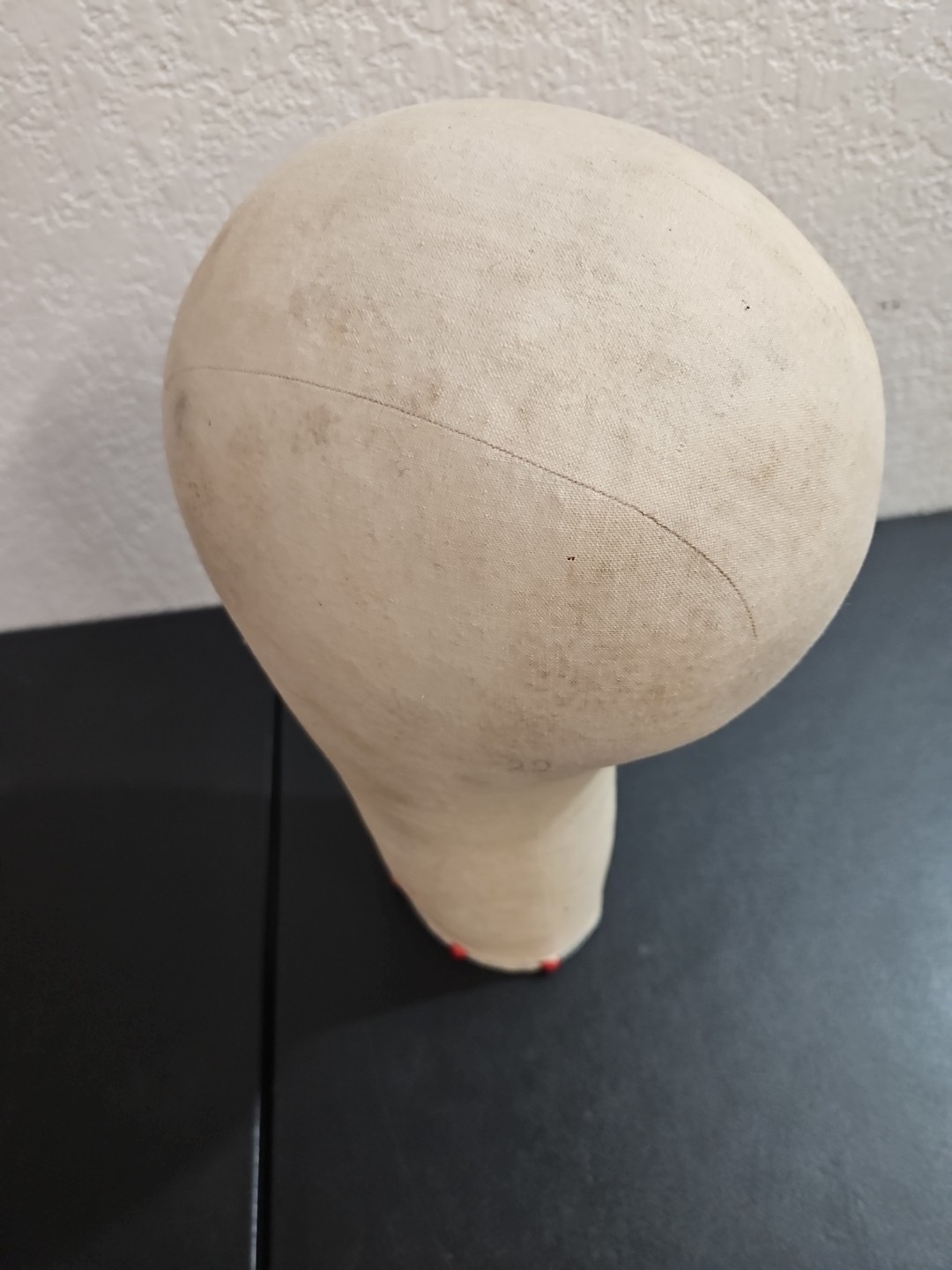 ANTIQUE MILLINERY HEAD Store Display Primitive Hat Mannequi
