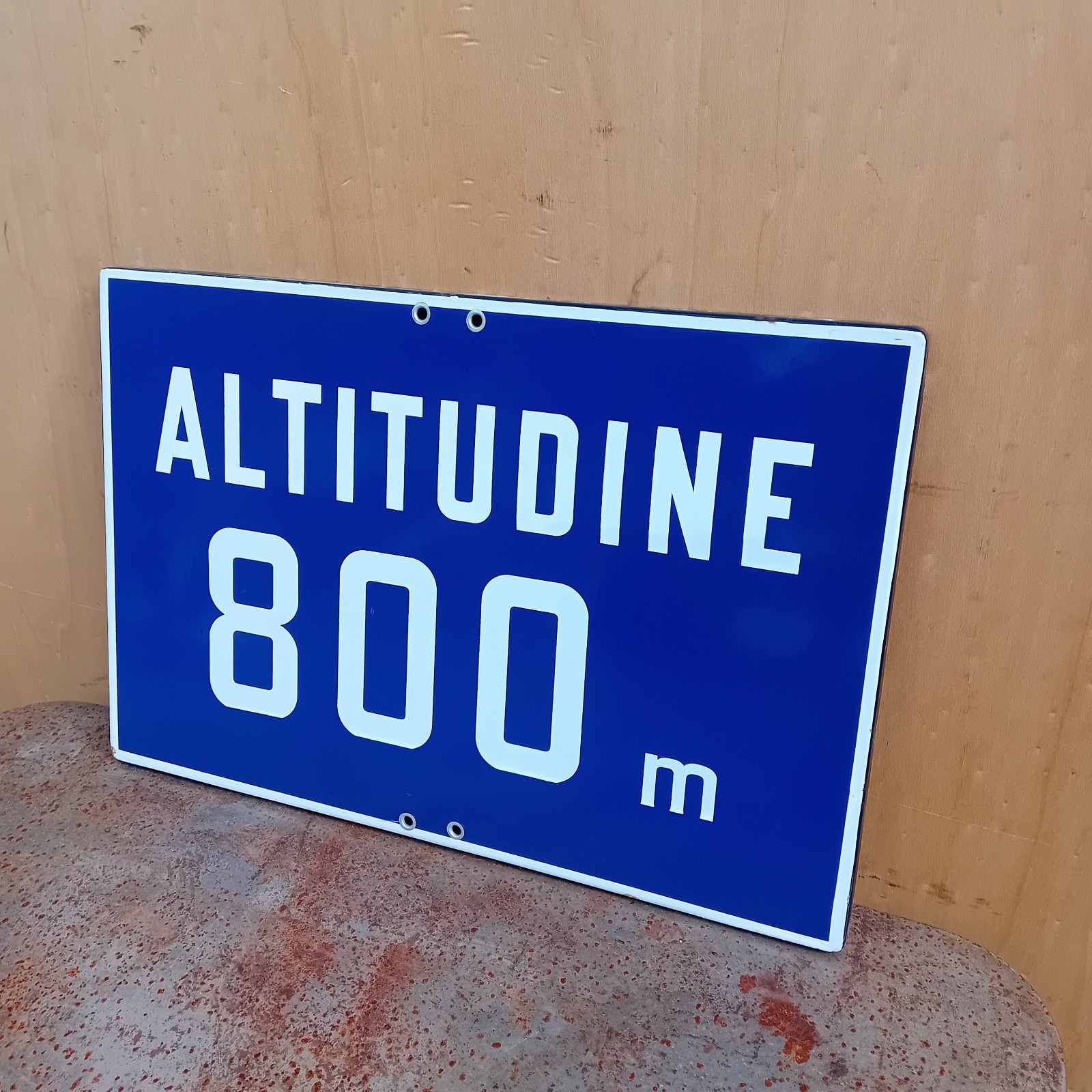 1963 Altitude 800 CTI Enamel Table Sign