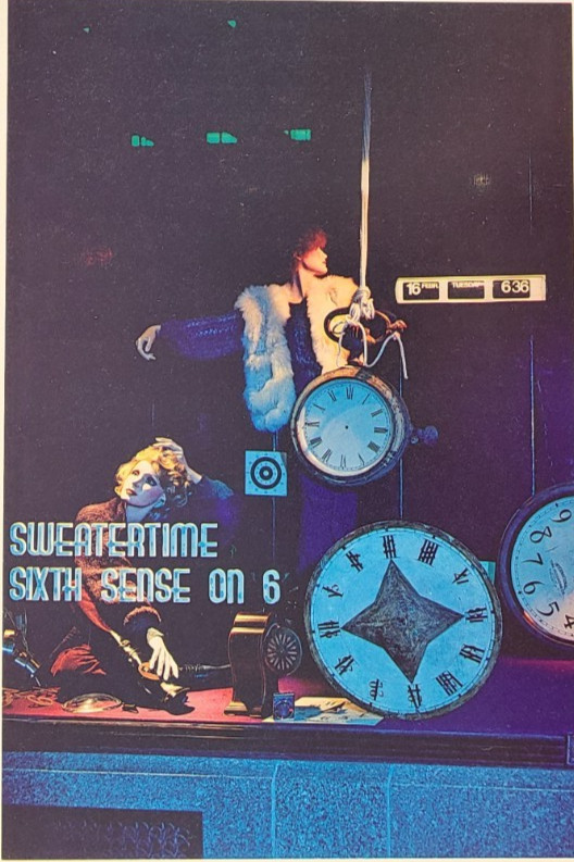 1978 BERGDORF GOODMAN, NY WINDOW DISPLAY PHOTO PRINT CLOCKS CLOCKS CLOCKS