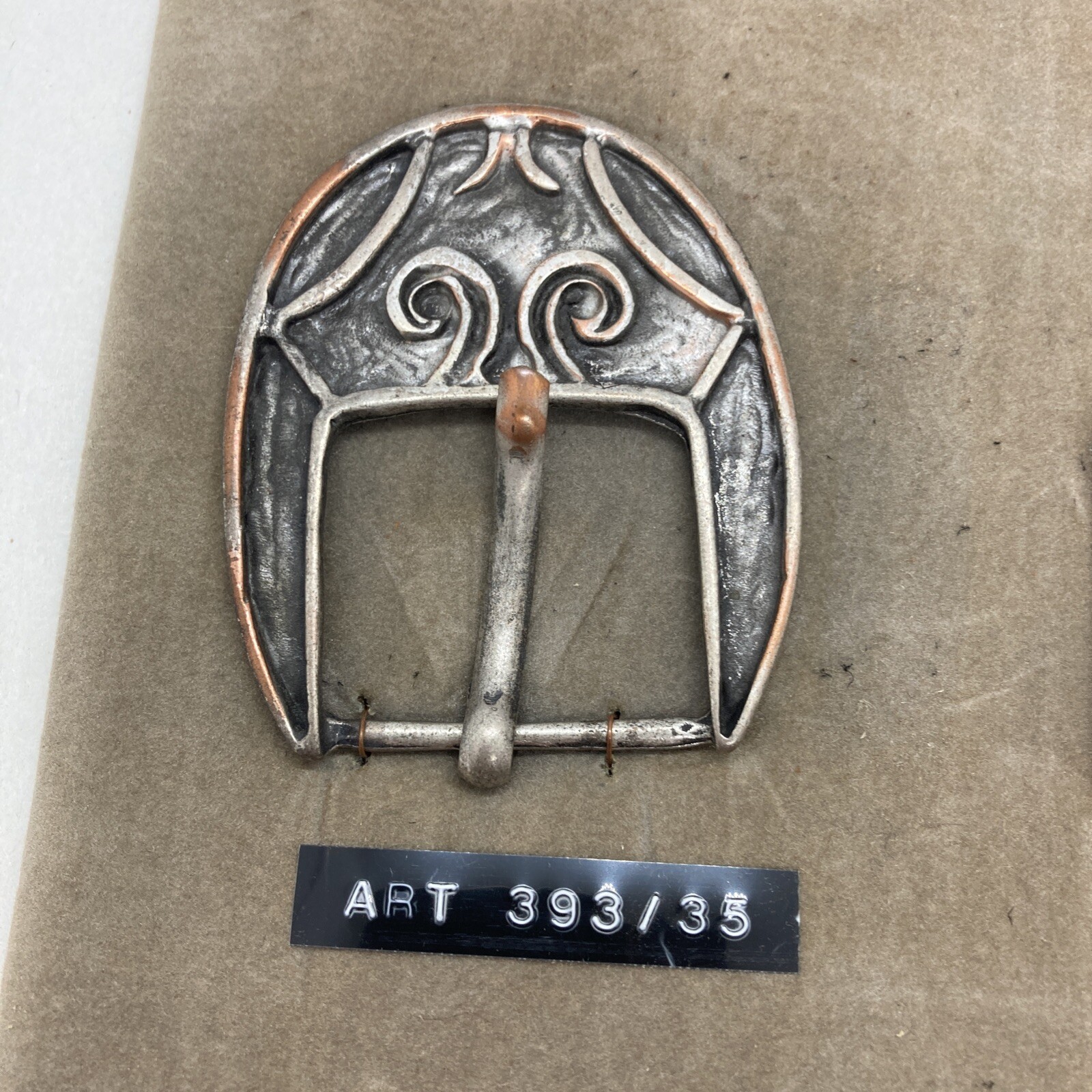 Vintage Made In Italy Designers Belt Buckle Salesman Sample Store Display RARE