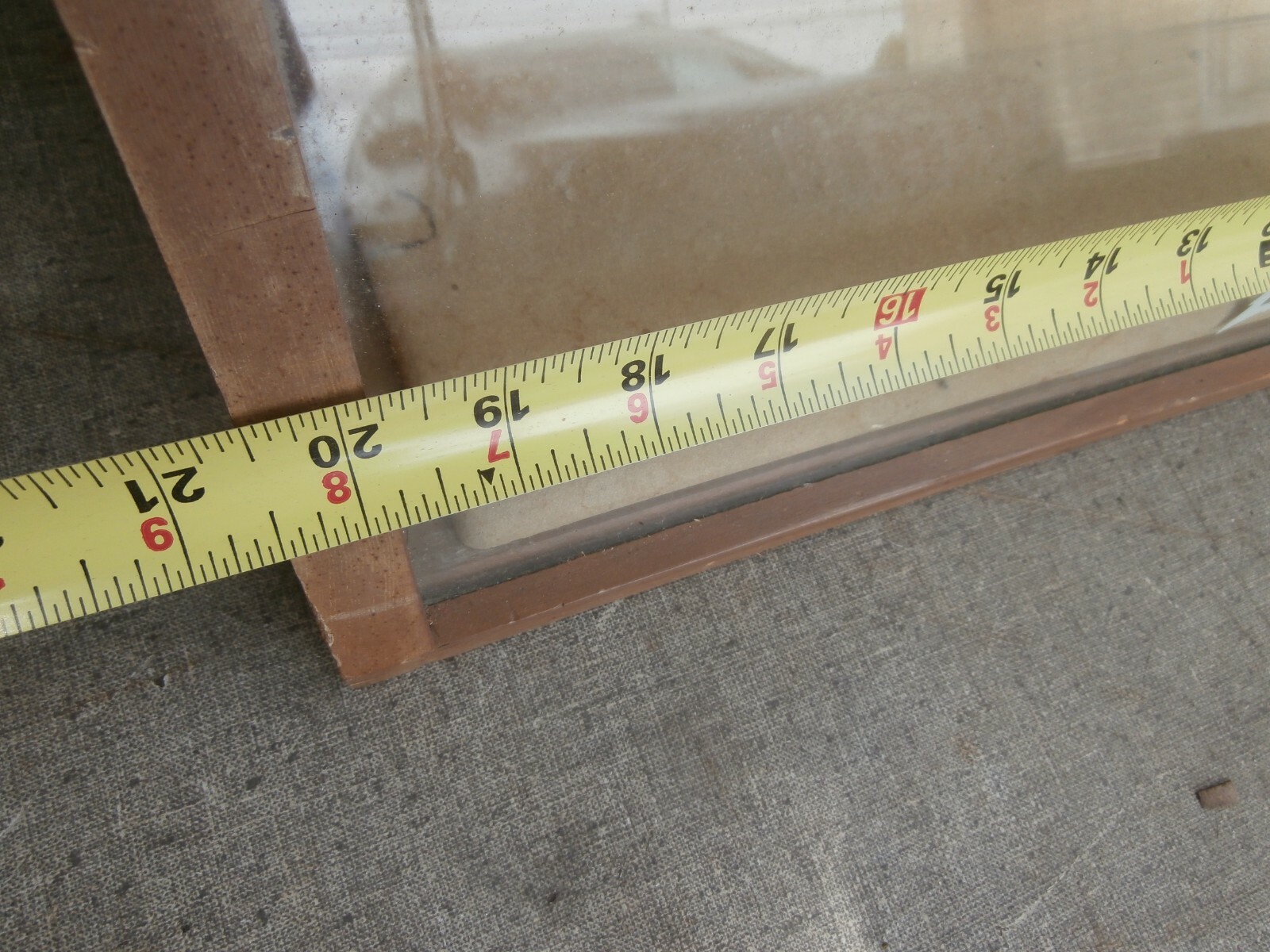 Vintage Zenith Store Wooden w/ Glass Display Cabinet Case Showcase 1960’s 70’s