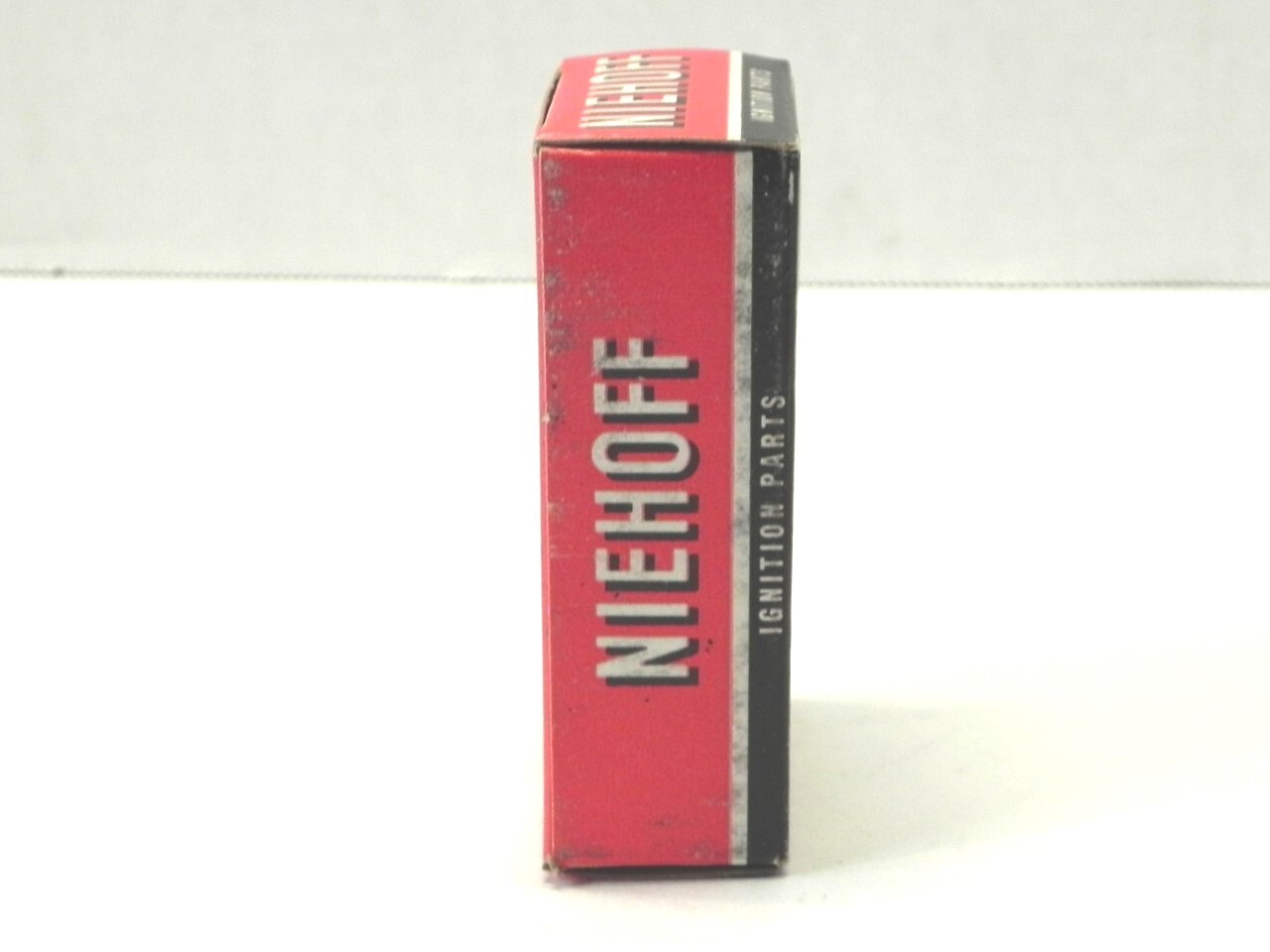 VINTAGE NIEHOFF IGNITION PARTS DISPLAY BOX *BOX ONLY* #1113 3.50″x2″x1.25″ NEW