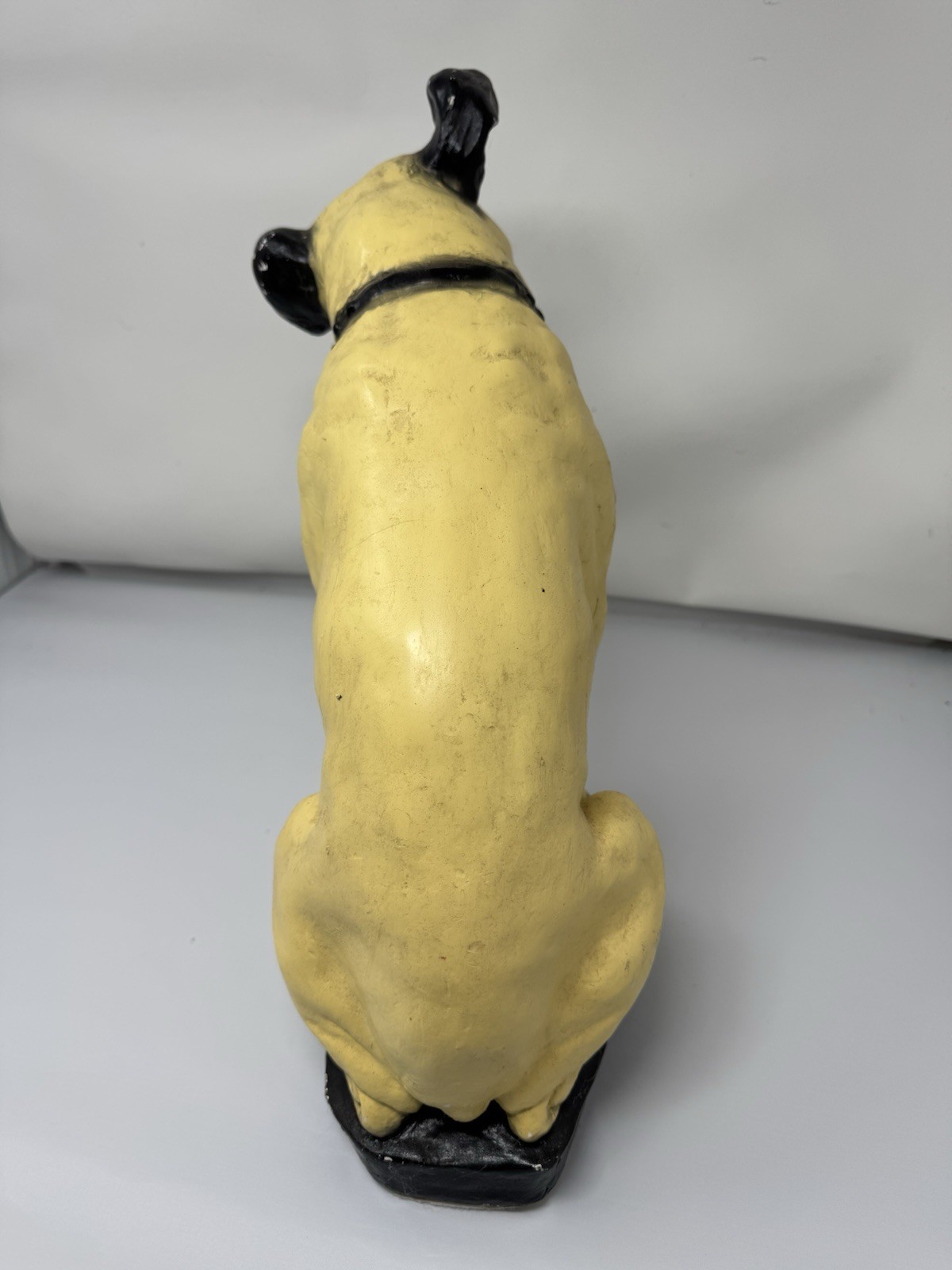 Antique RCA NIPPER Dog Chalkware Vintage Advertising
