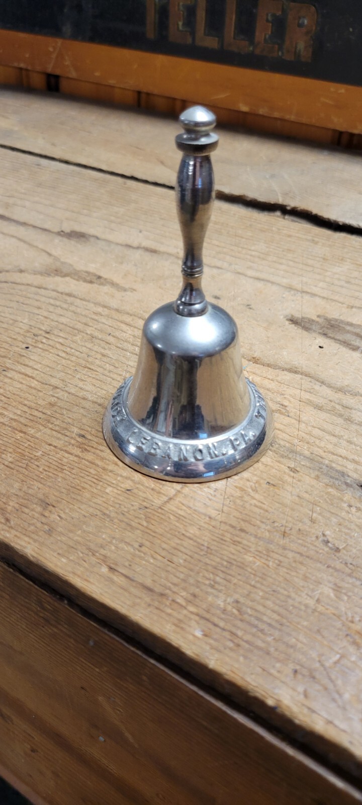 Vintage Antique Early 1900s Lebanon PA Trinity Lutheran Church Advertising Bell