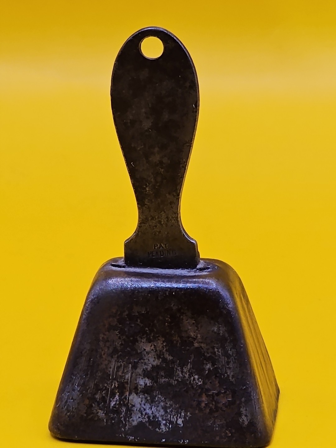 Vtg Advertising Store Shop Hand Bell Early 1900s Butler Welsh Grain Co Omaha NE