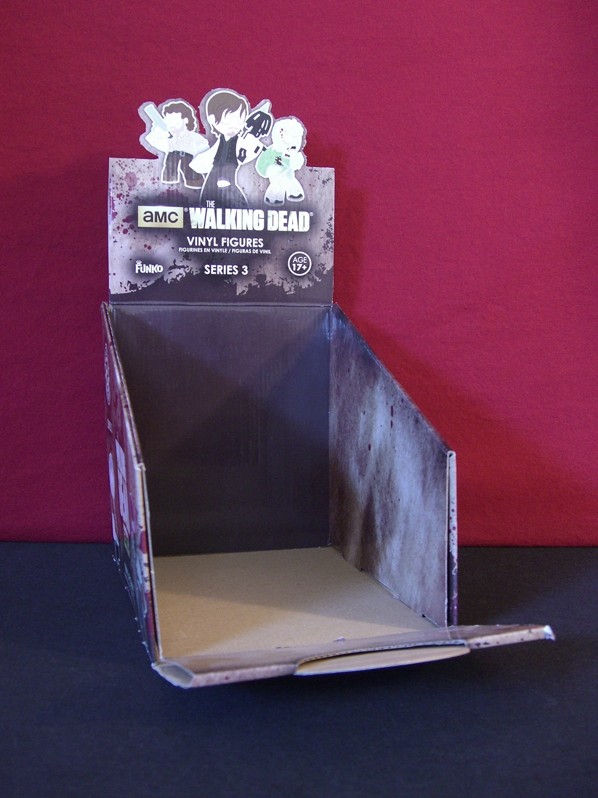 The Walking Dead Series 3 Funko Mystery Minis Vinyl Figures Empty Display Box
