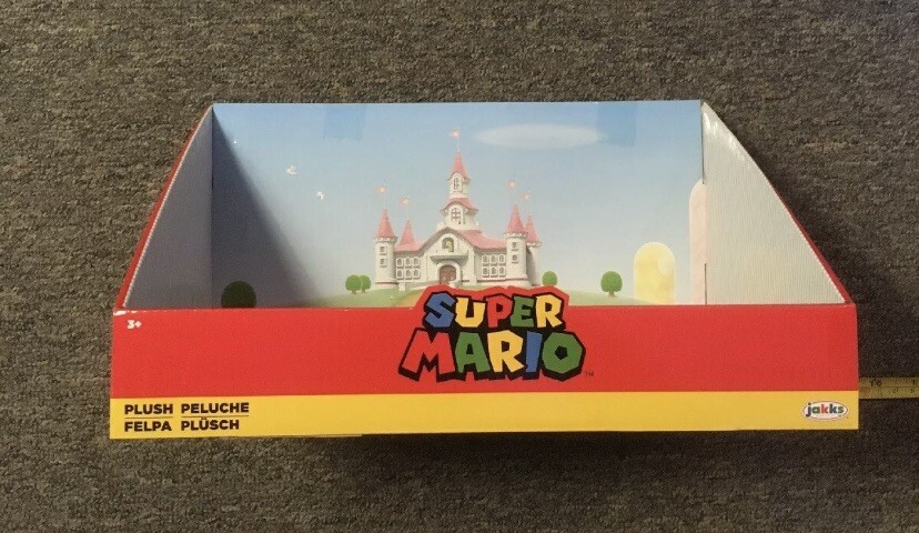 Super Mario Jakks Plush Official Store Display Box Only! NEW IN HAND!!!