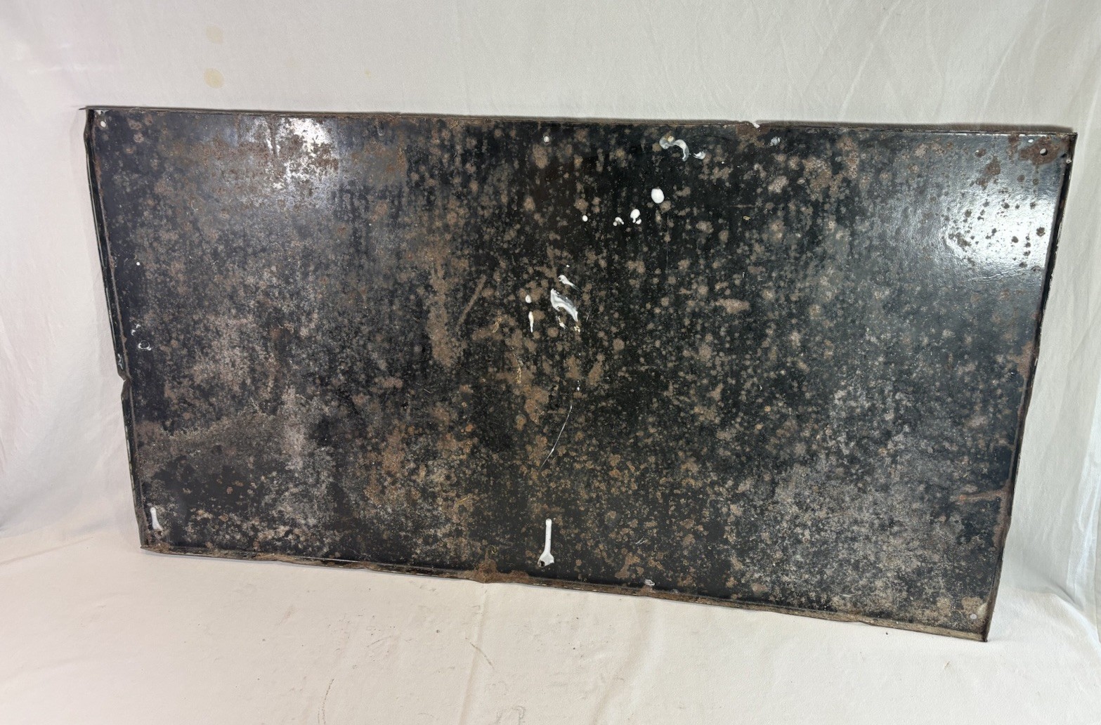 Large ANCIENT ENAMEL SIGN: GEVAERT FILM – PANCHROMOSA 107×57.5cm