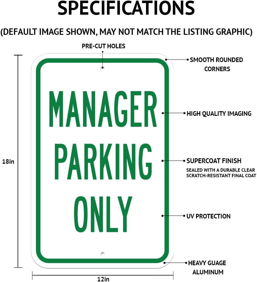 Public Safety Sign – Reserved Parking Online Order Pick up Only | Heavy-Gauge Al
