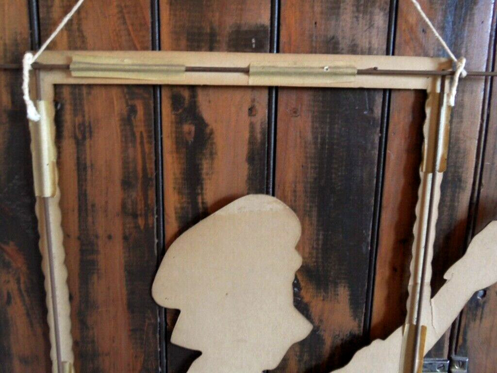 orig. 1920’s-40’s Iconic DUTCH BOY PAINT *Die-Cut Boy on Swing* STORE DISPLAY