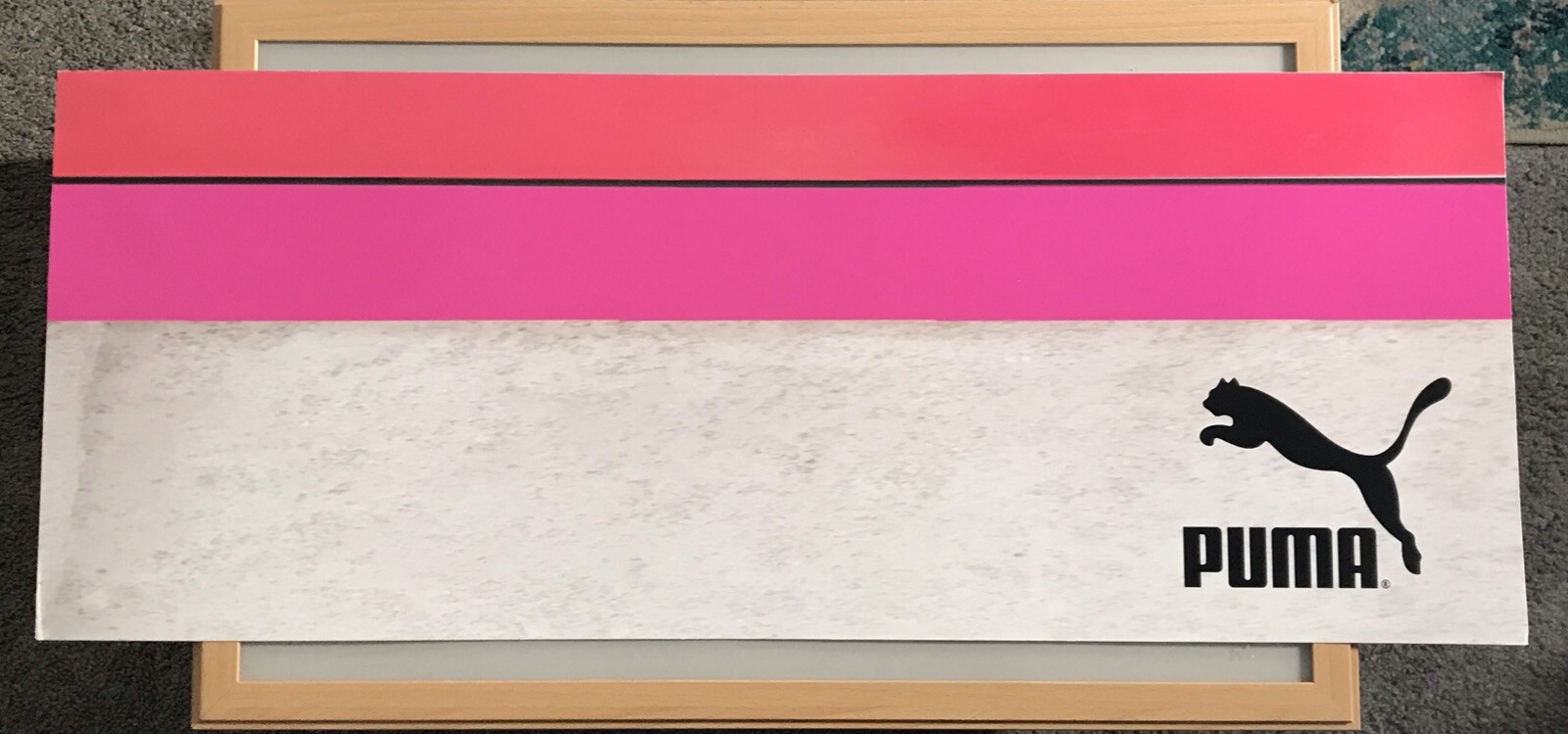 Puma Logo Store Display Advertising Wall Sign Decor 30’’X 11.5’’