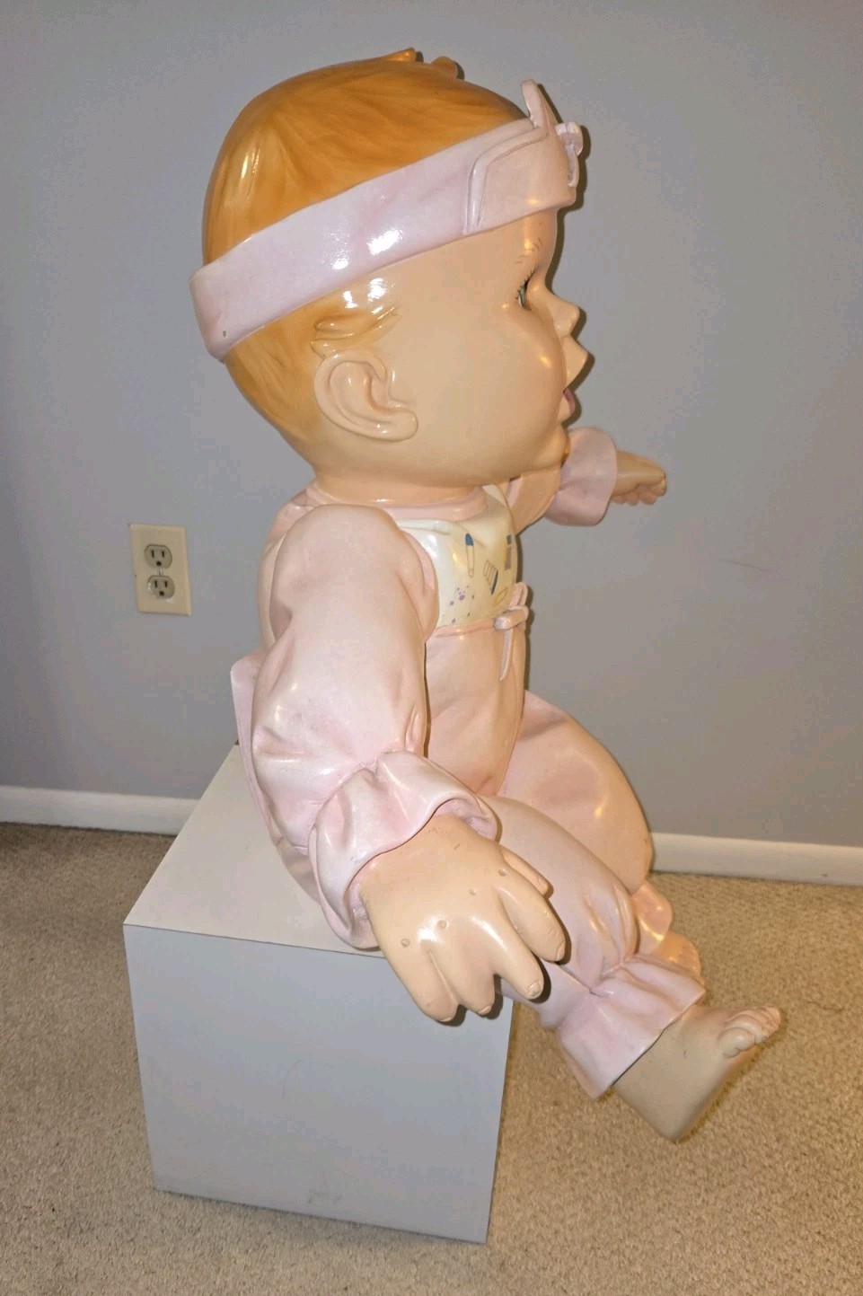 Vintage Gerber Baby 90’s Store Display Huge On Pedastal 40″ Rare