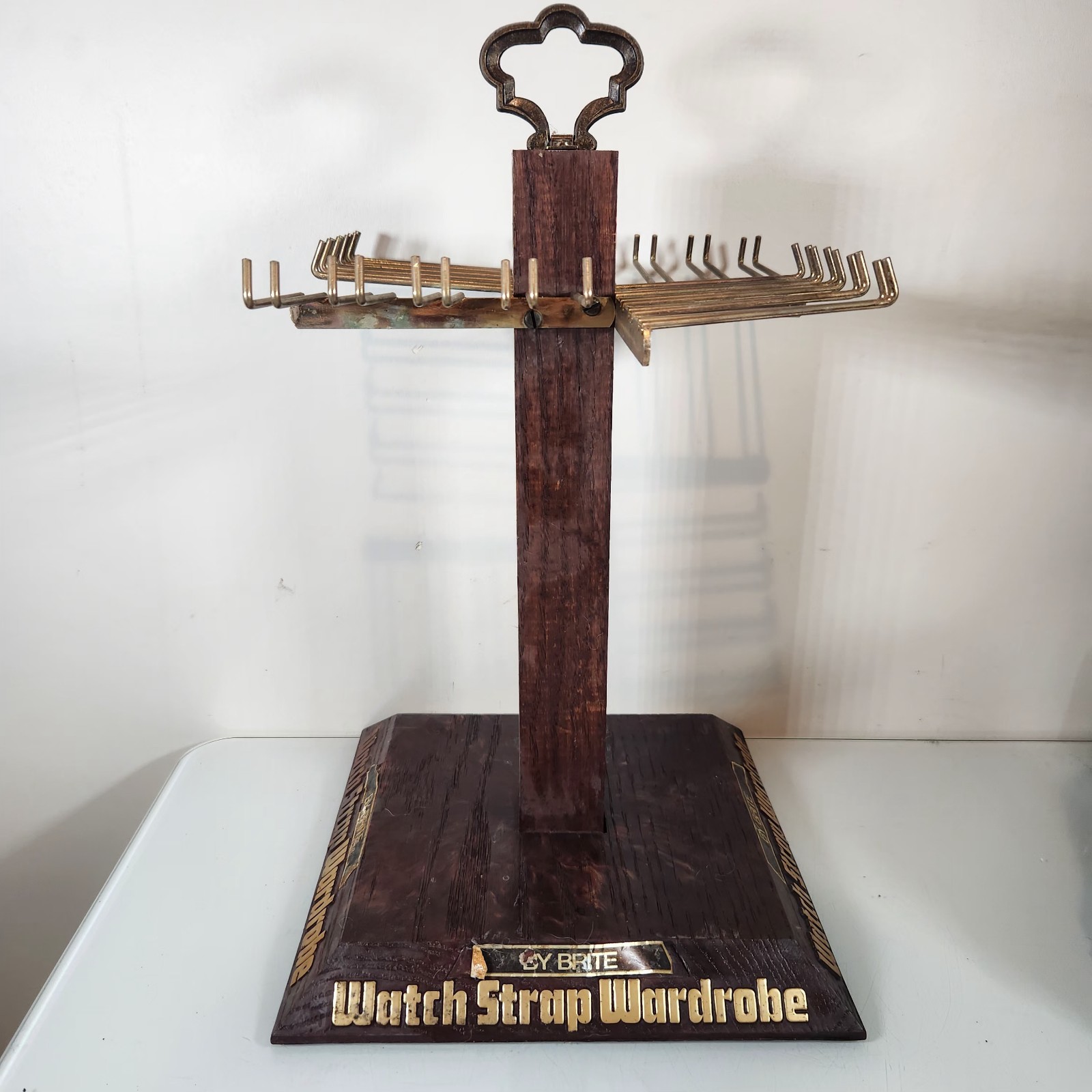 Vintage Watch Strap Wardrobe by Brite Wooden Advertising Store Display