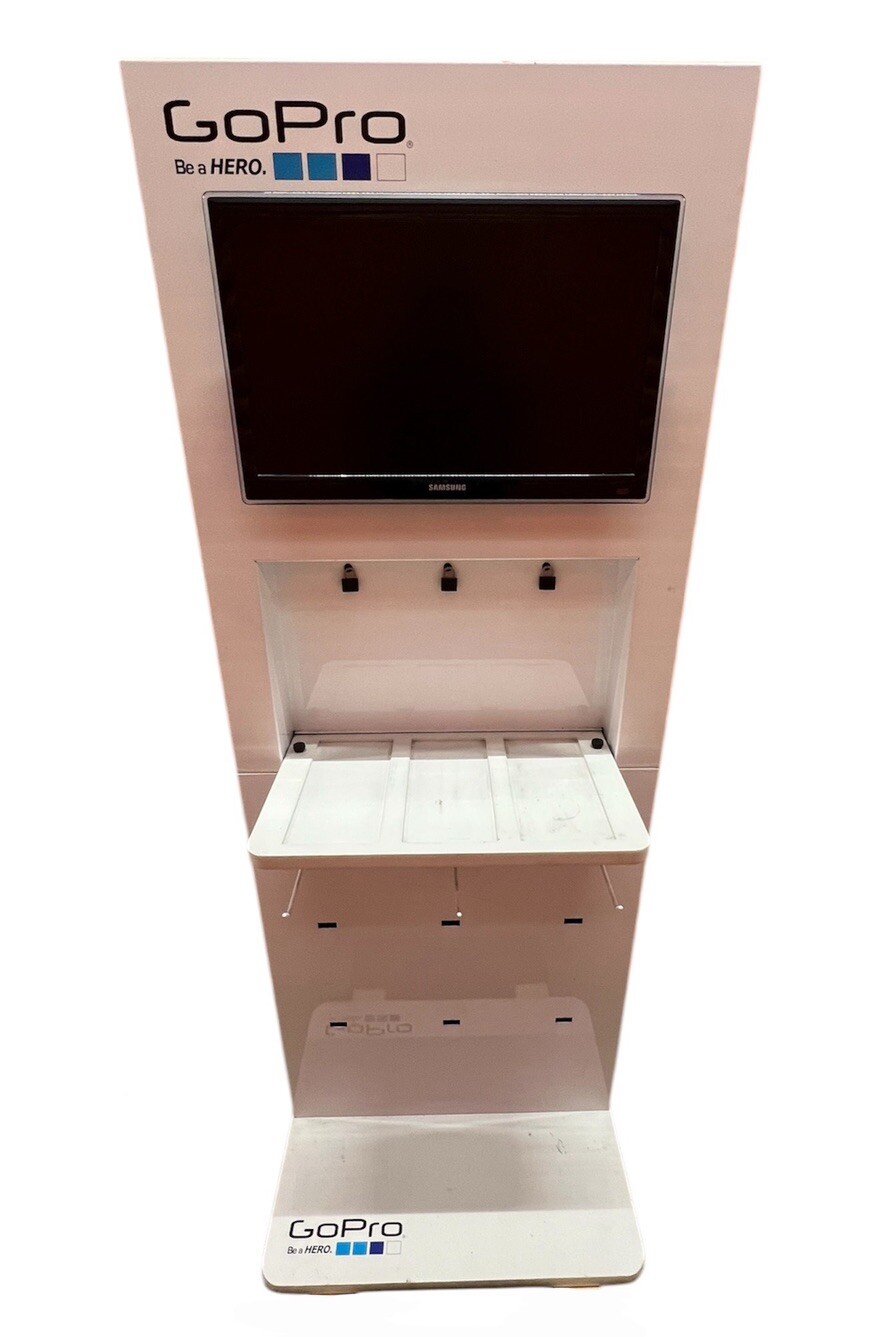 GoPro Be A HERO Display Kiosk For Store Sales Display