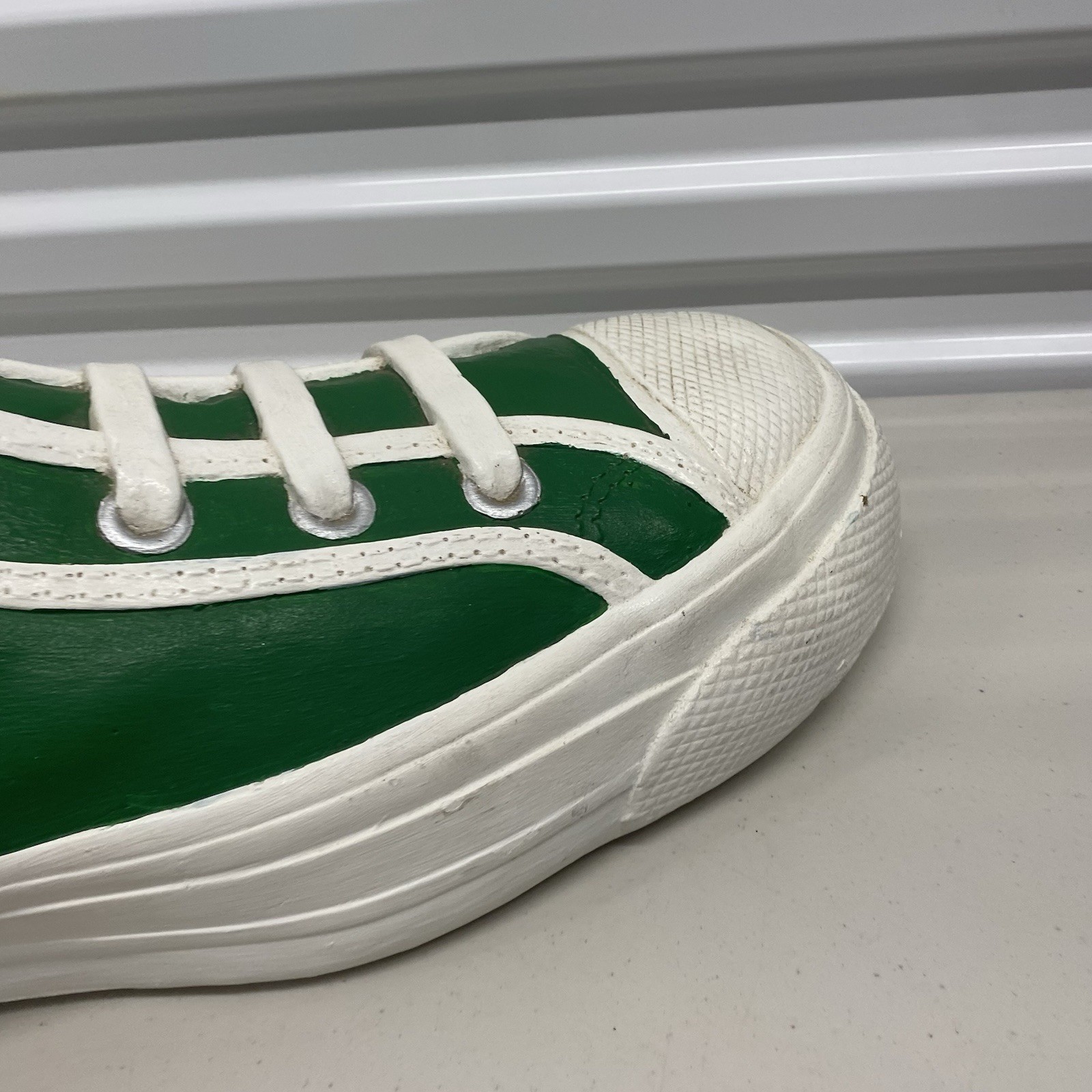 Amazing Vintage Bata Super Shoe Green Boston Celtics Store Display Advertisement