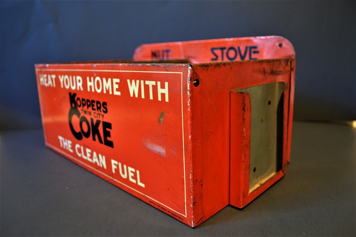 Vintage KOPPERS TWIN CITY COKE Store Display Box Sign