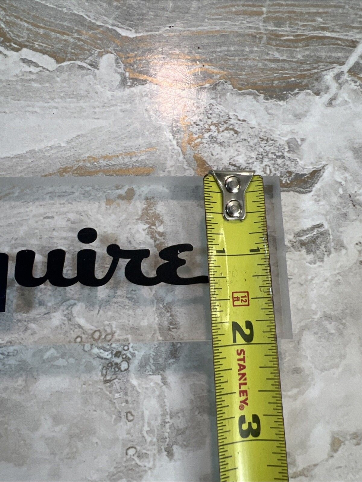 Esquire Store Display Promo Clear
