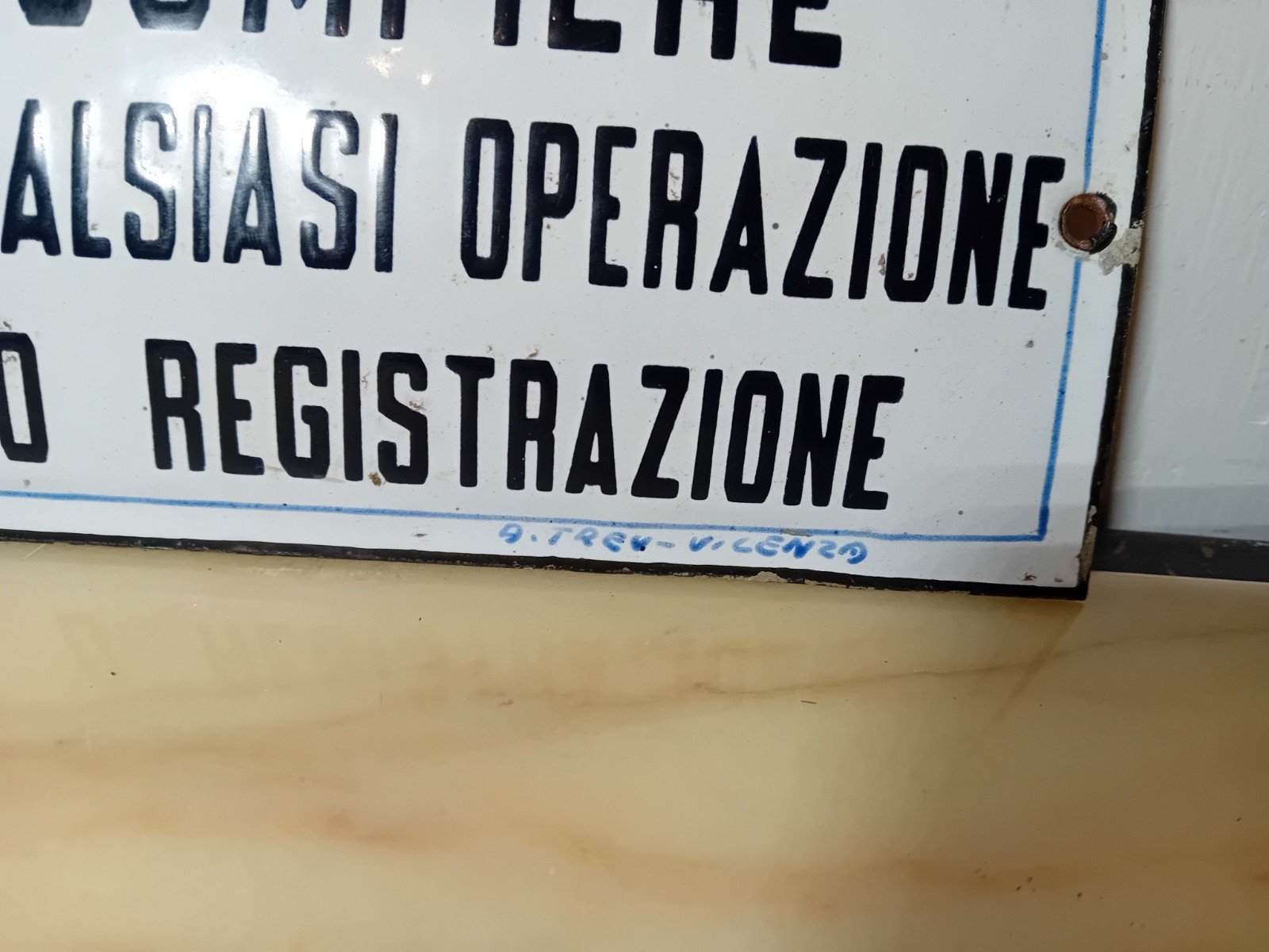 Enamel Plate Table Motorcycle Organs