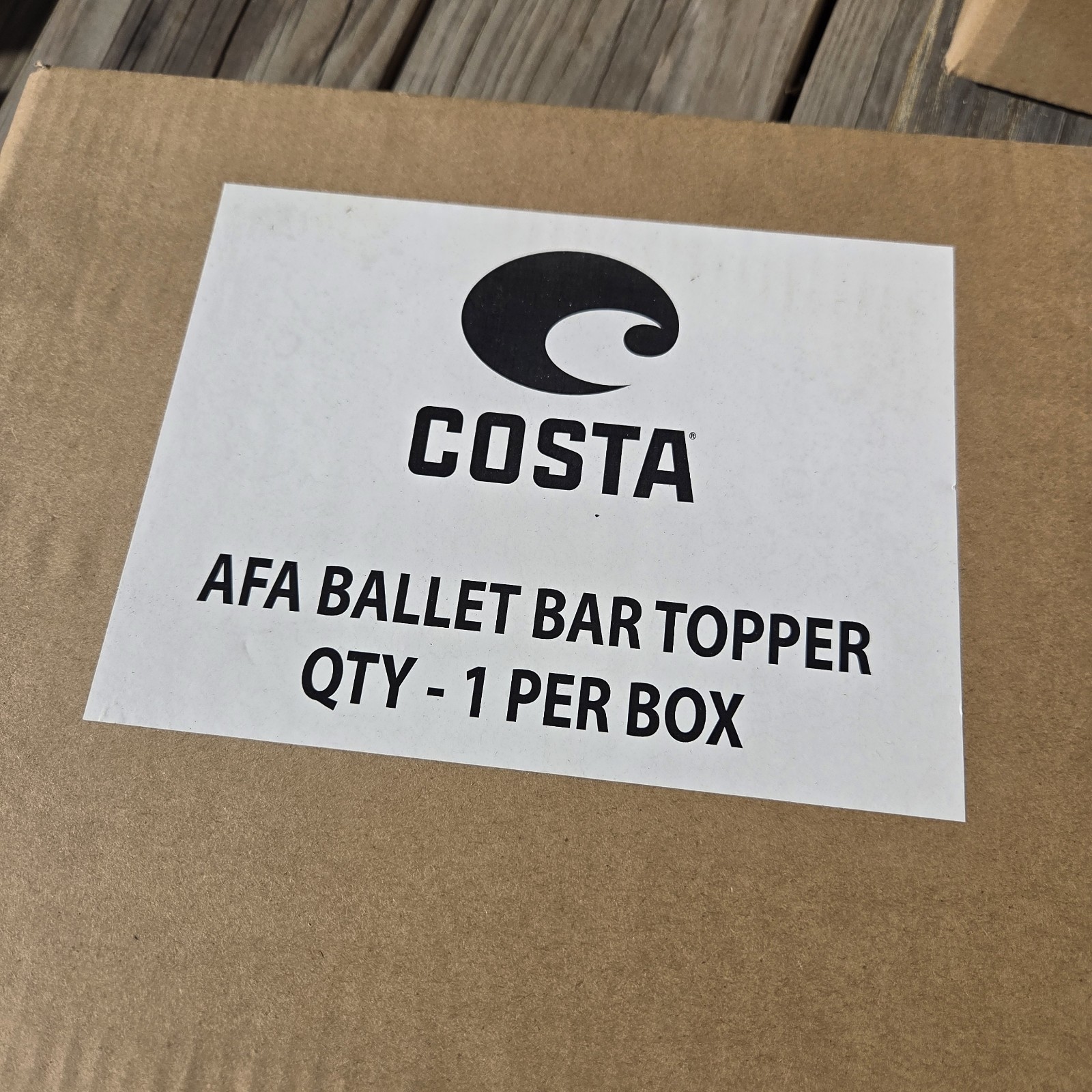 NEW Costa Store Authentic Promo Retail Display Sign Metal Sunglasses Fishing