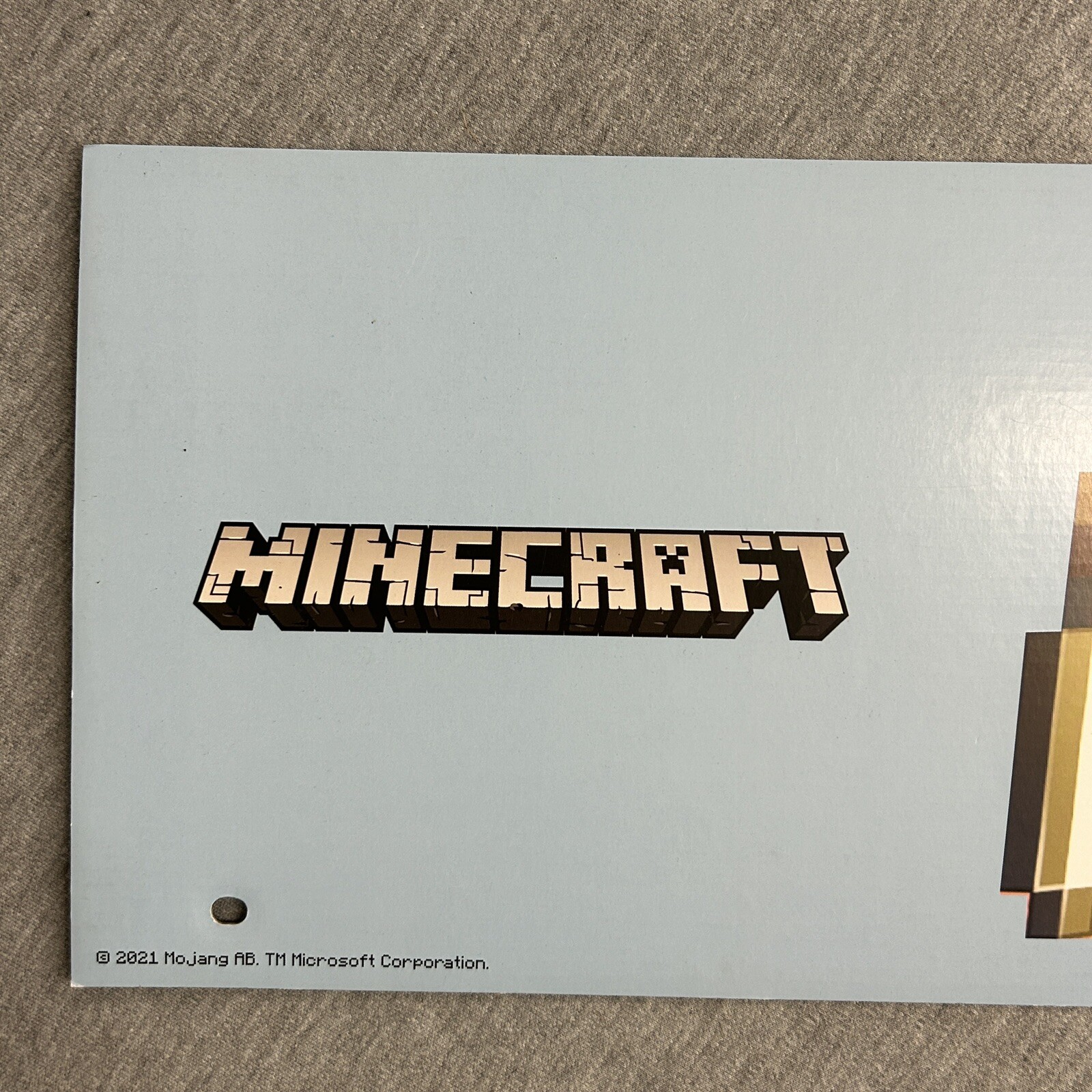 2024 Spirit Halloween Display End Cap 24″ x 8″ – Minecraft