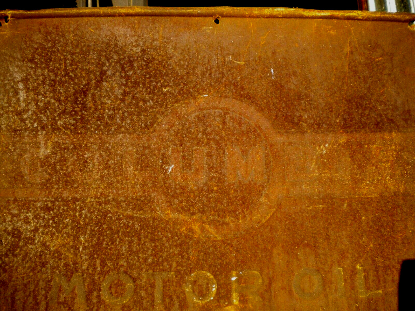 COLUMBIA MOTO OIL – LITHOGRAPHED SHEET PLATE – 1940s