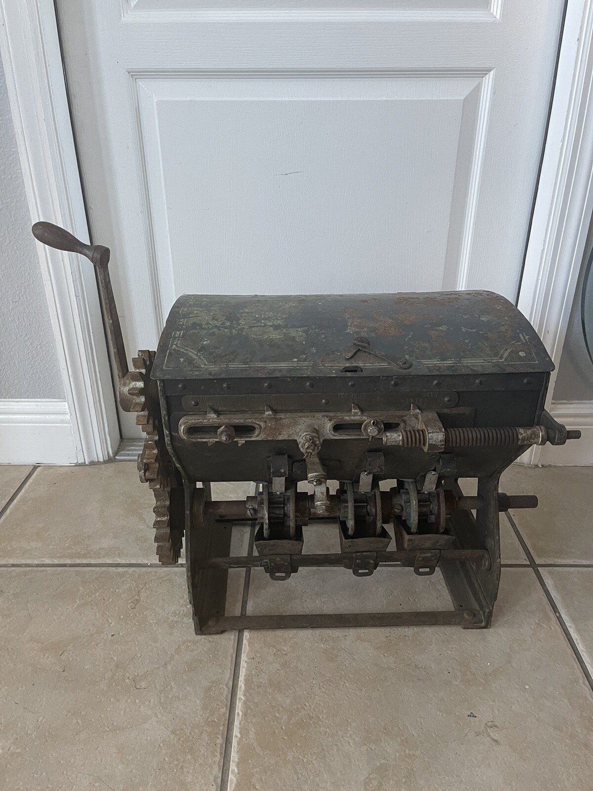 Salesman Sample / Patent Model Grain Auger /Farm Machine 1/8th Scale , 60lbs