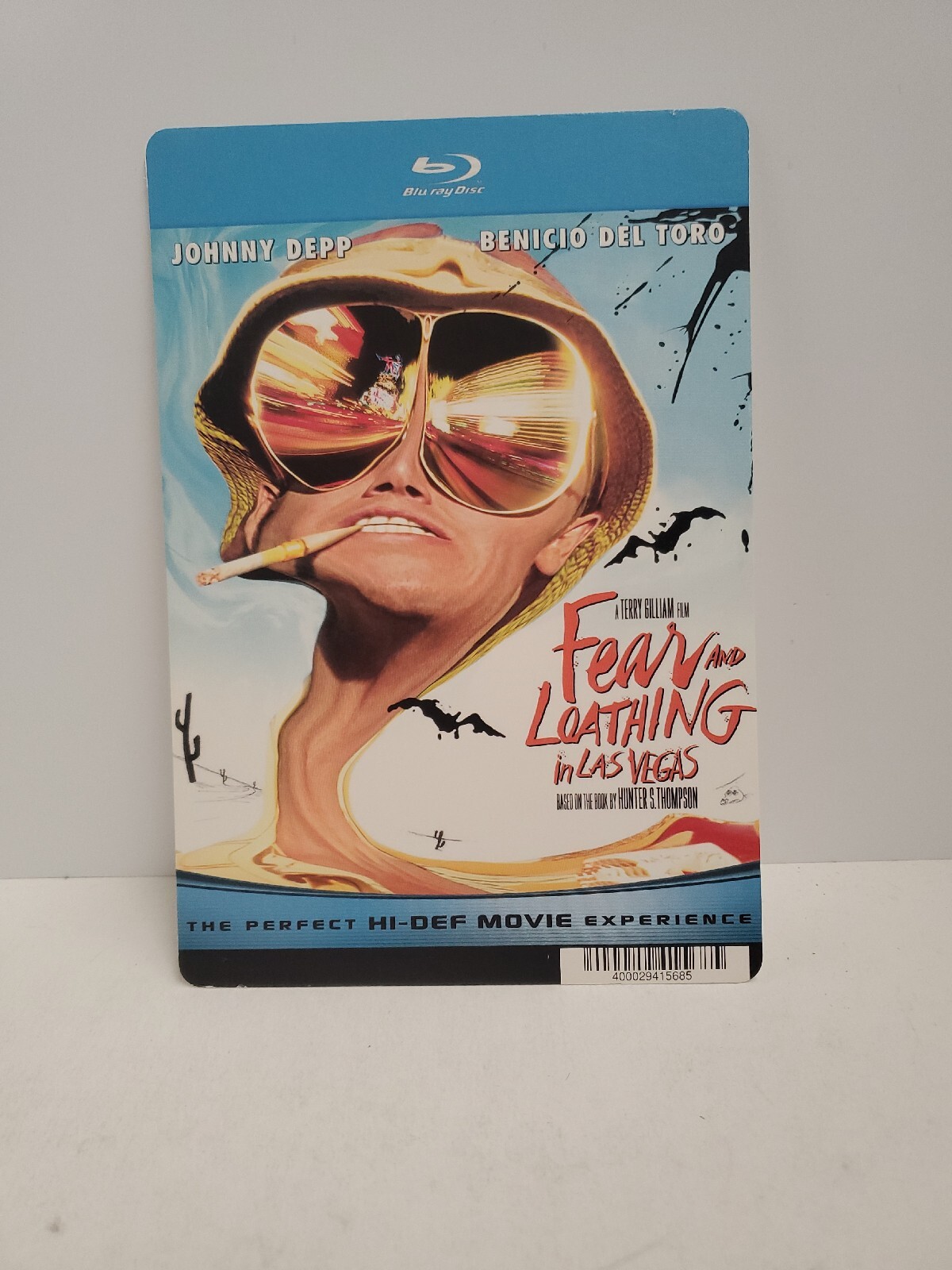 Fear And Loathing In Las Vegas BLOCKBUSTER BLU-RAY BACKER CARD ONLY 5.5″X8″