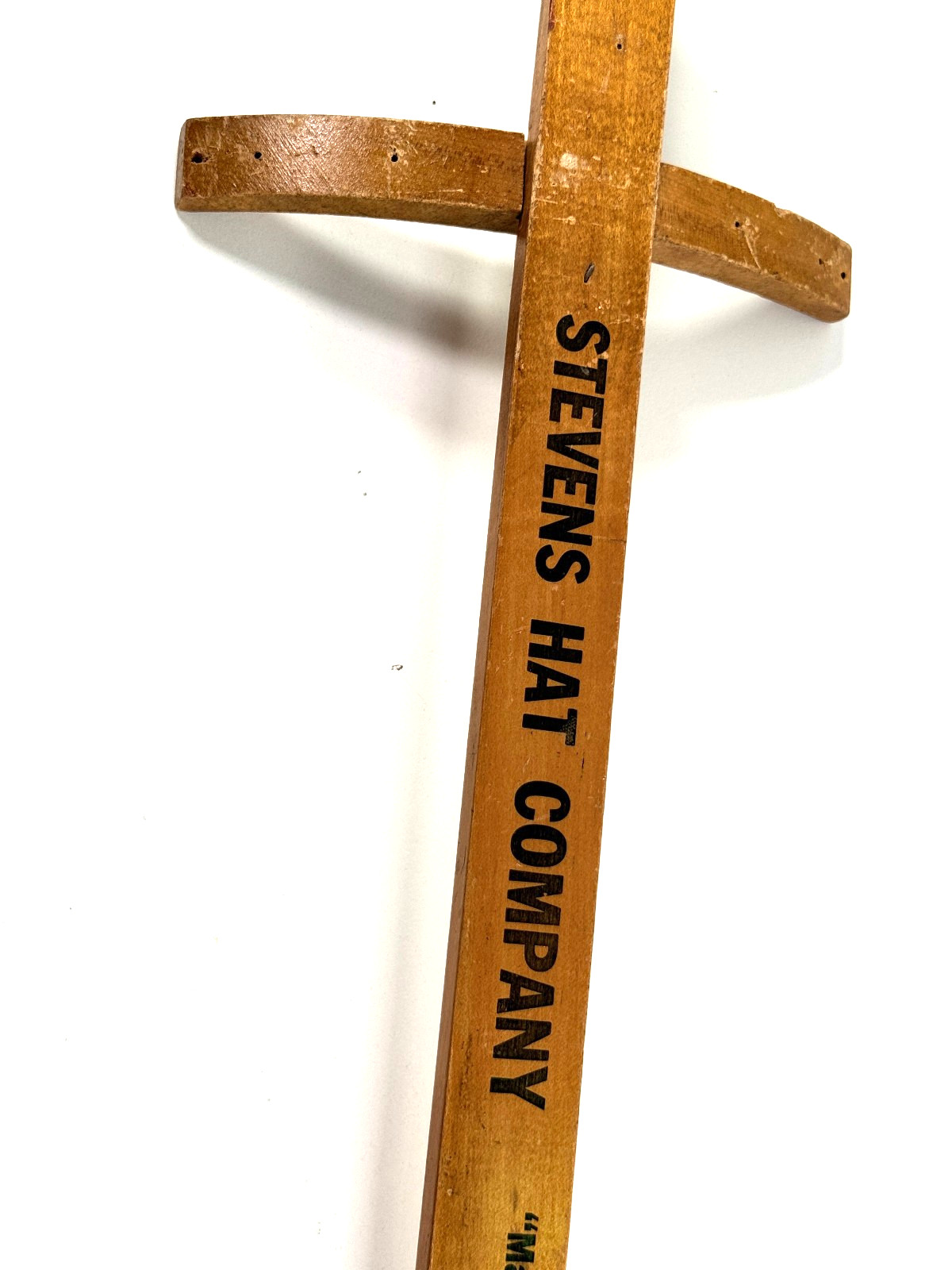 Antique Stevens Hat Company Box Reach Advertising Store St Joseph MO yard stick