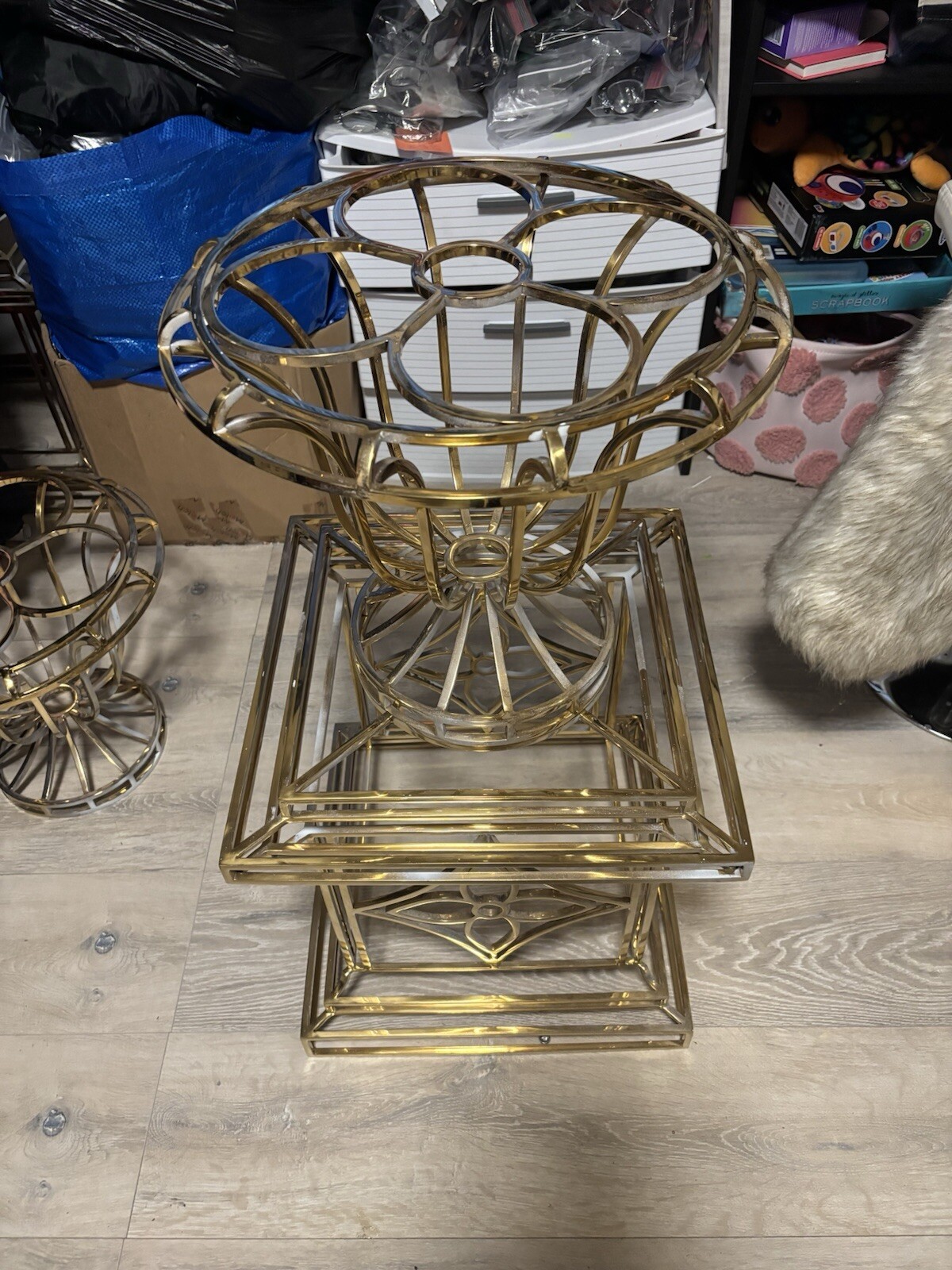 LOUIS VUITTON TABLES STORE DISPLAYS TWO TOGETHER 36L 20H 20W 40 POUNDS BEAUTIFUL