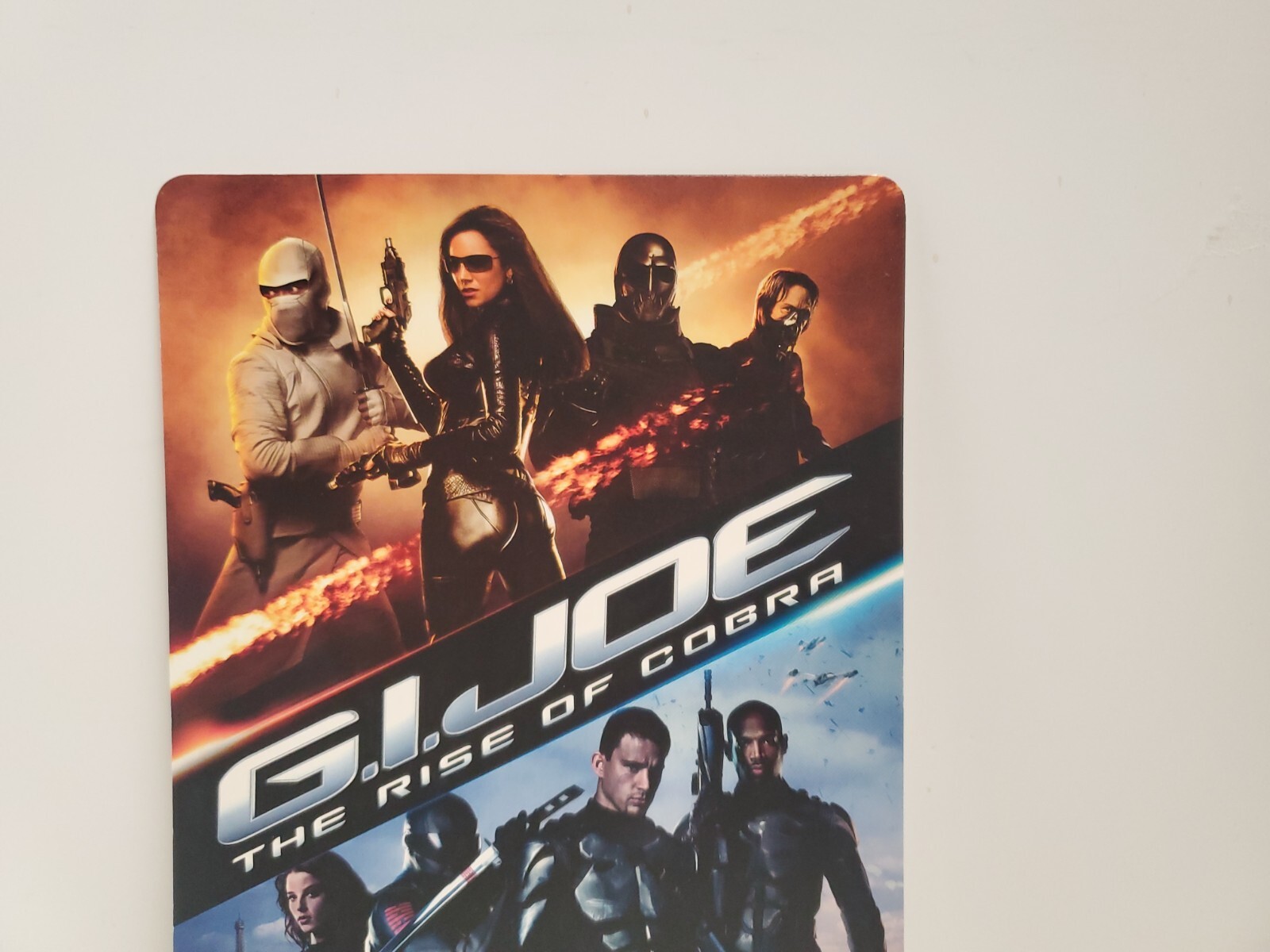 G.I. Joe The Rise Of Cobra BLOCKBUSTER DVD BACKER CARD ONLY 5.5″X8″