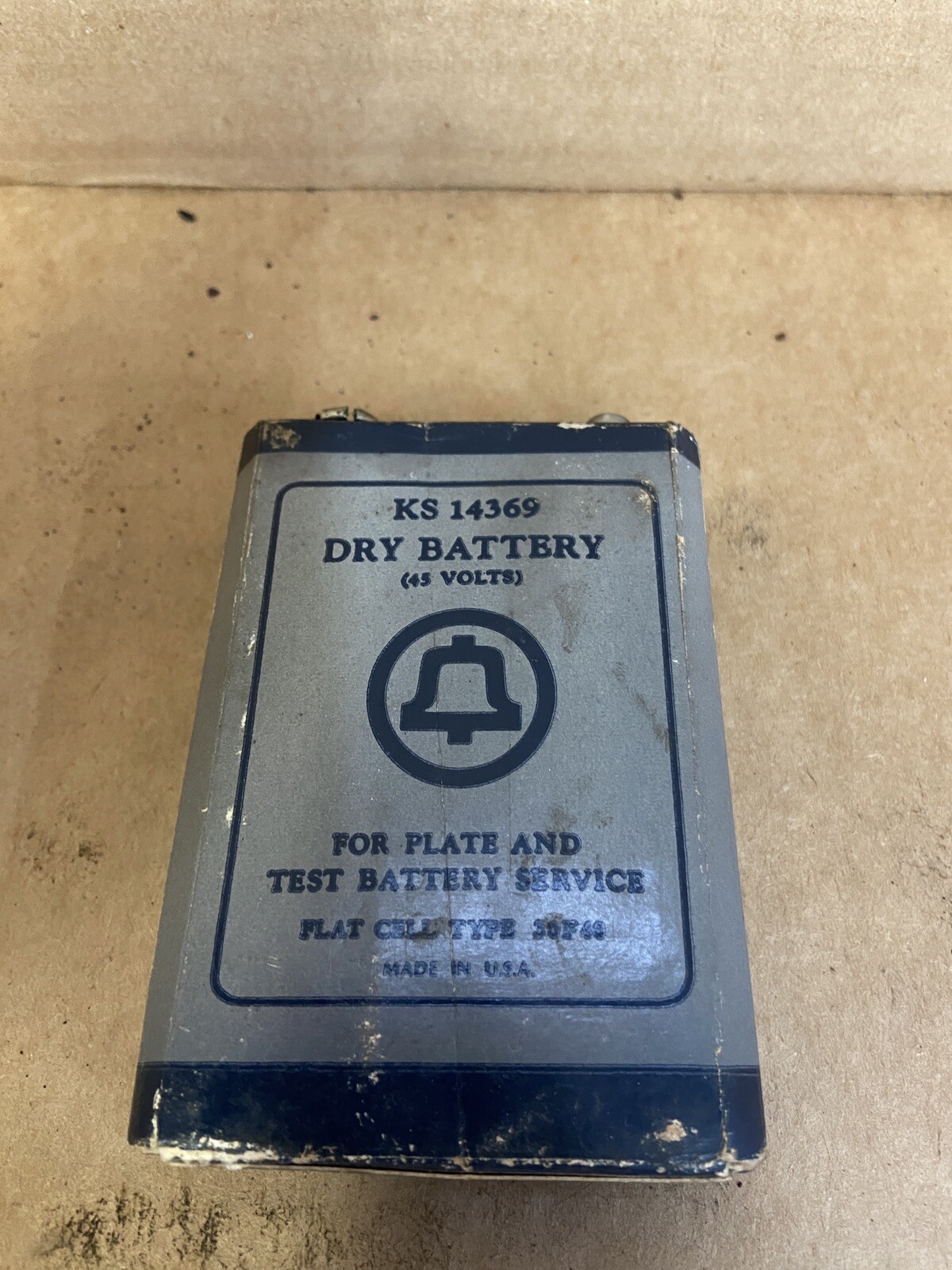 Vintage Bell Systems Dry Battery – For Display Only – UNTESTED