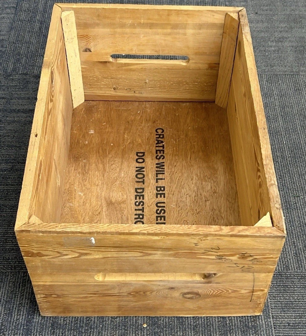 Vintage Collectible SEARS Wooden Box Crate Store Display 24” X 16” X 10.5”