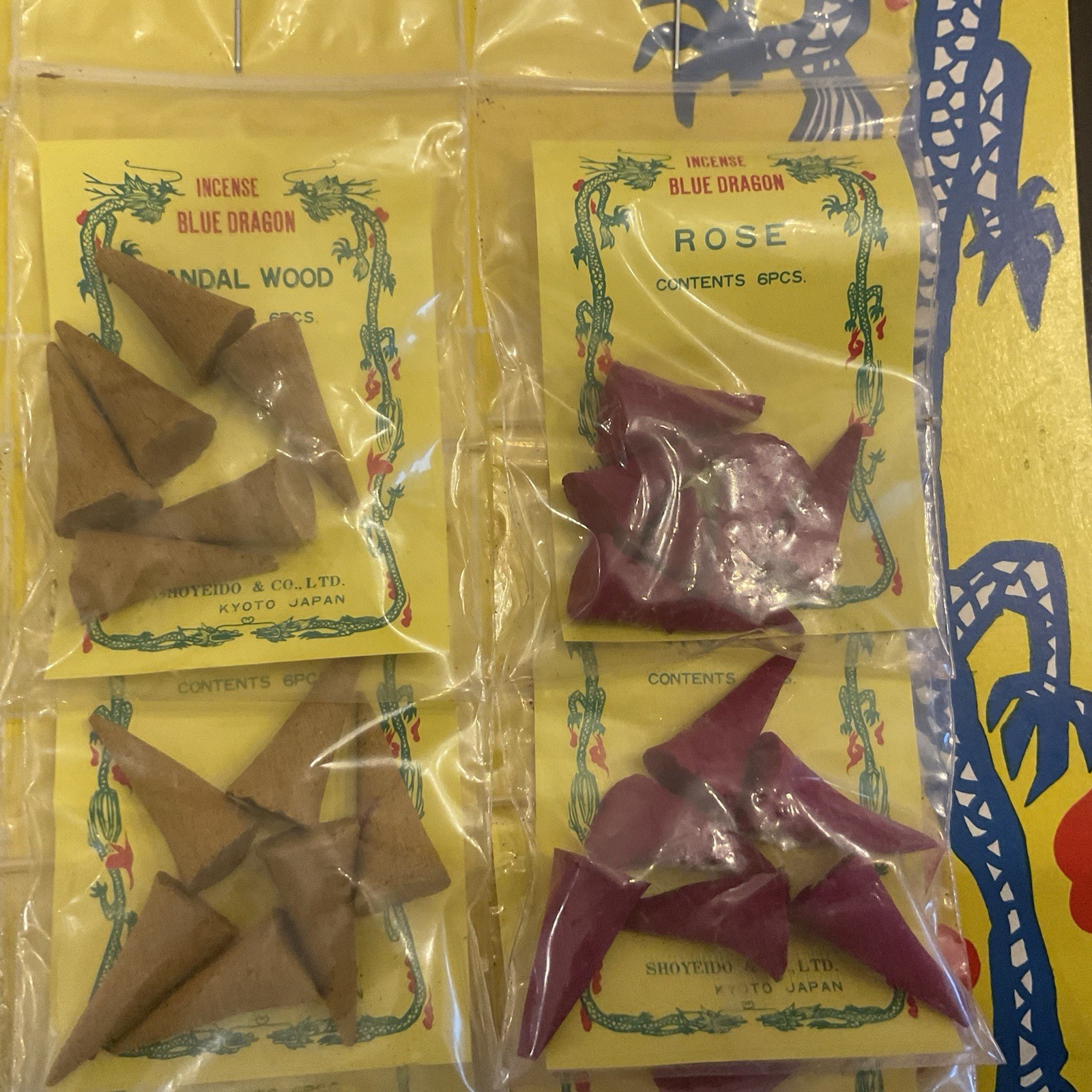 Vintage Blue Dragon Incense 5 And 10 Store Display From The 60’s
