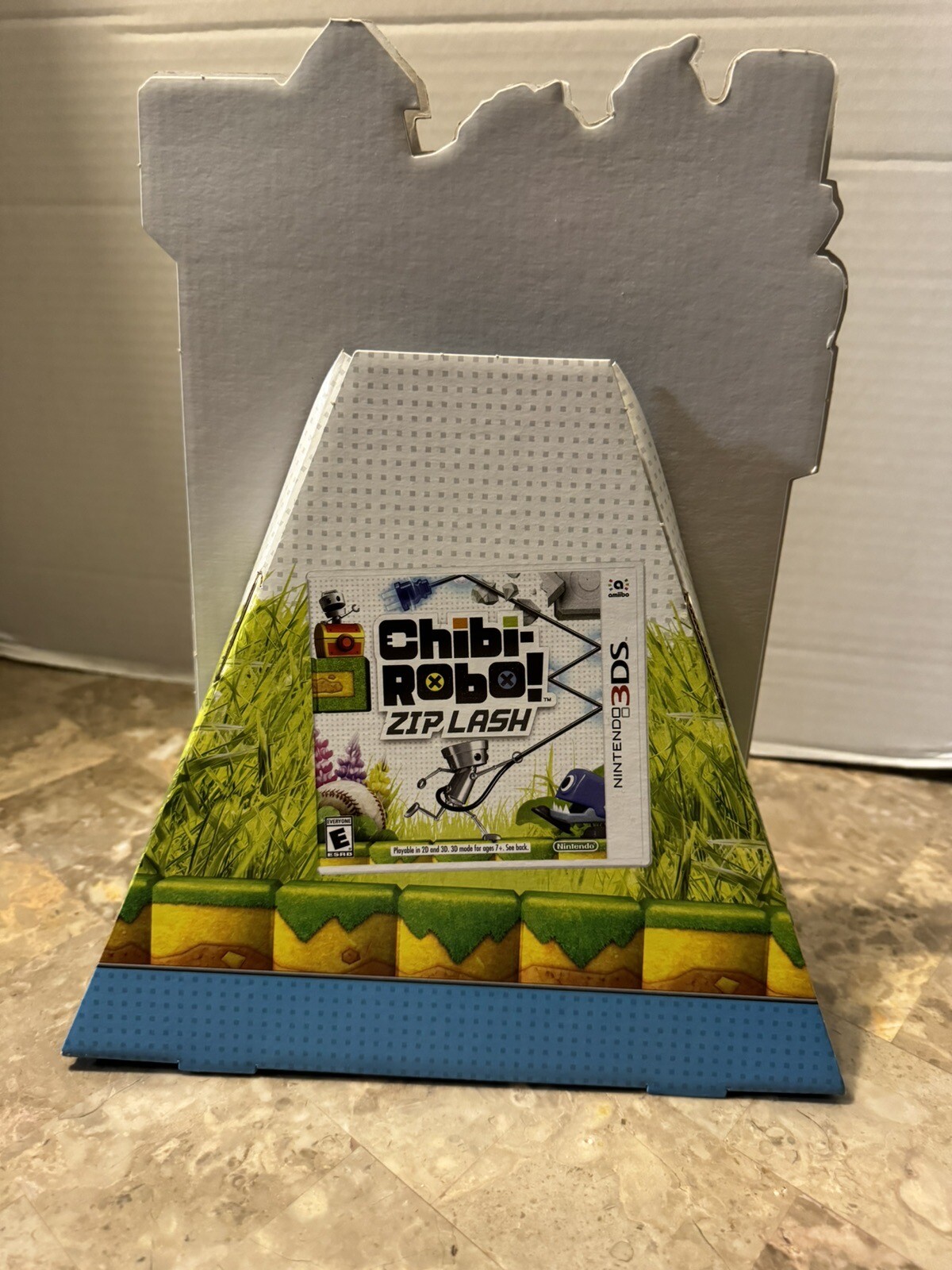 Nintendo 3ds Chibi-robo Zip Lash Retail Store Display Countertop Standee 2015