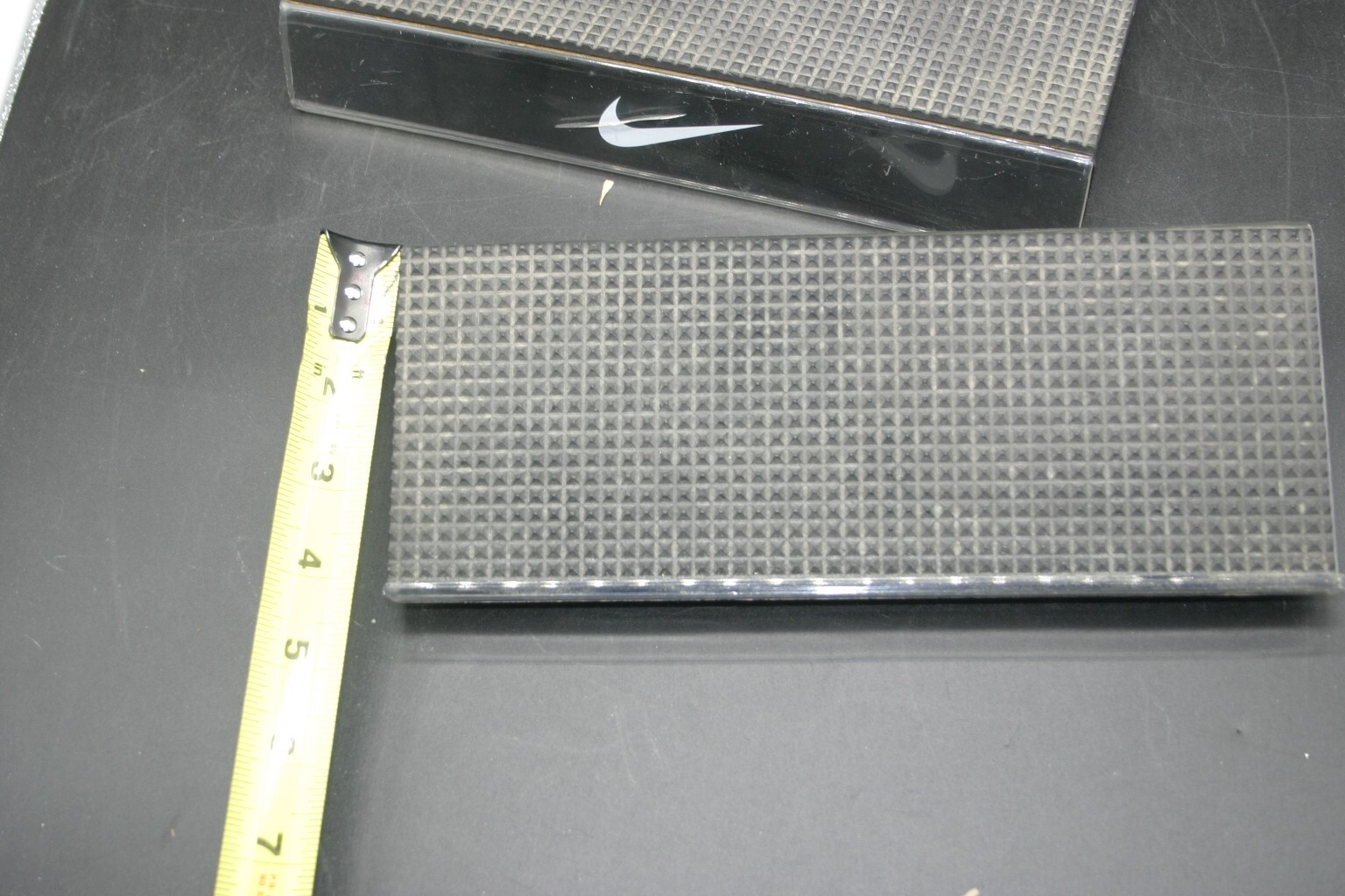 Nike Vintage 80s Clear & Black Slat Wall Display Shoe Shelves (Lot Of 6 Shelf)#2