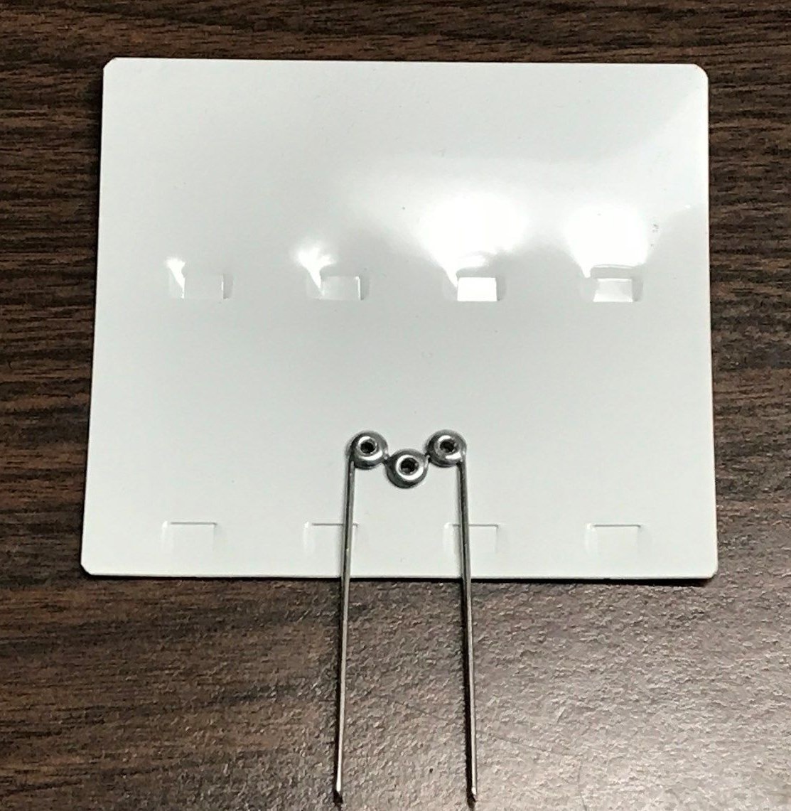 4 DIGIT PLASTIC WHITE PIN DISPLAY TAGS