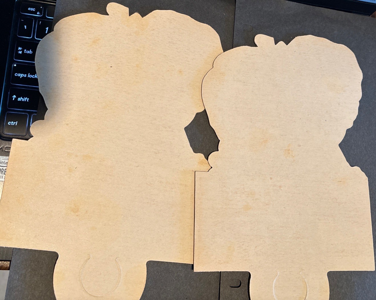 TWO VTG NMINT “LET’S DRINK U and I EVERYWHERE” CARDBOARD SIGNS, ORIGINALS!!
