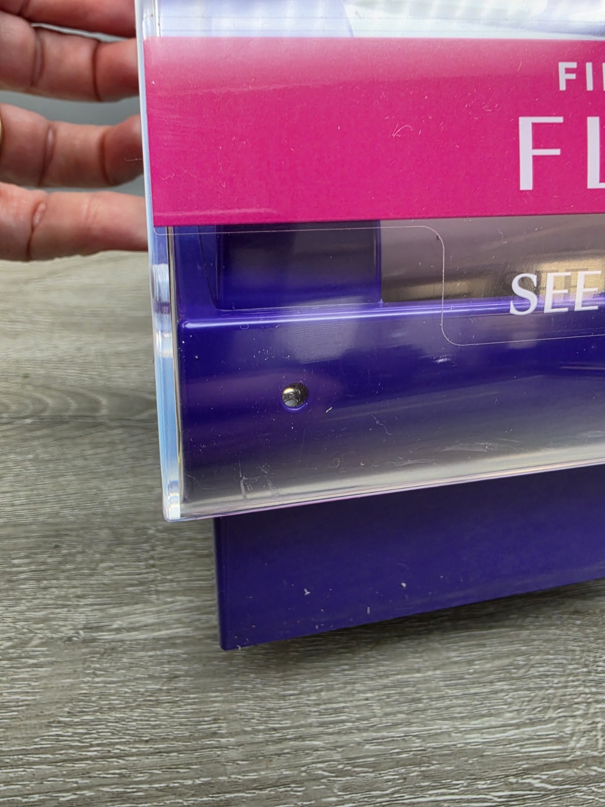 Gillette Venus Swirl retail display showcasing razors “Flexiball” Motion Sensor